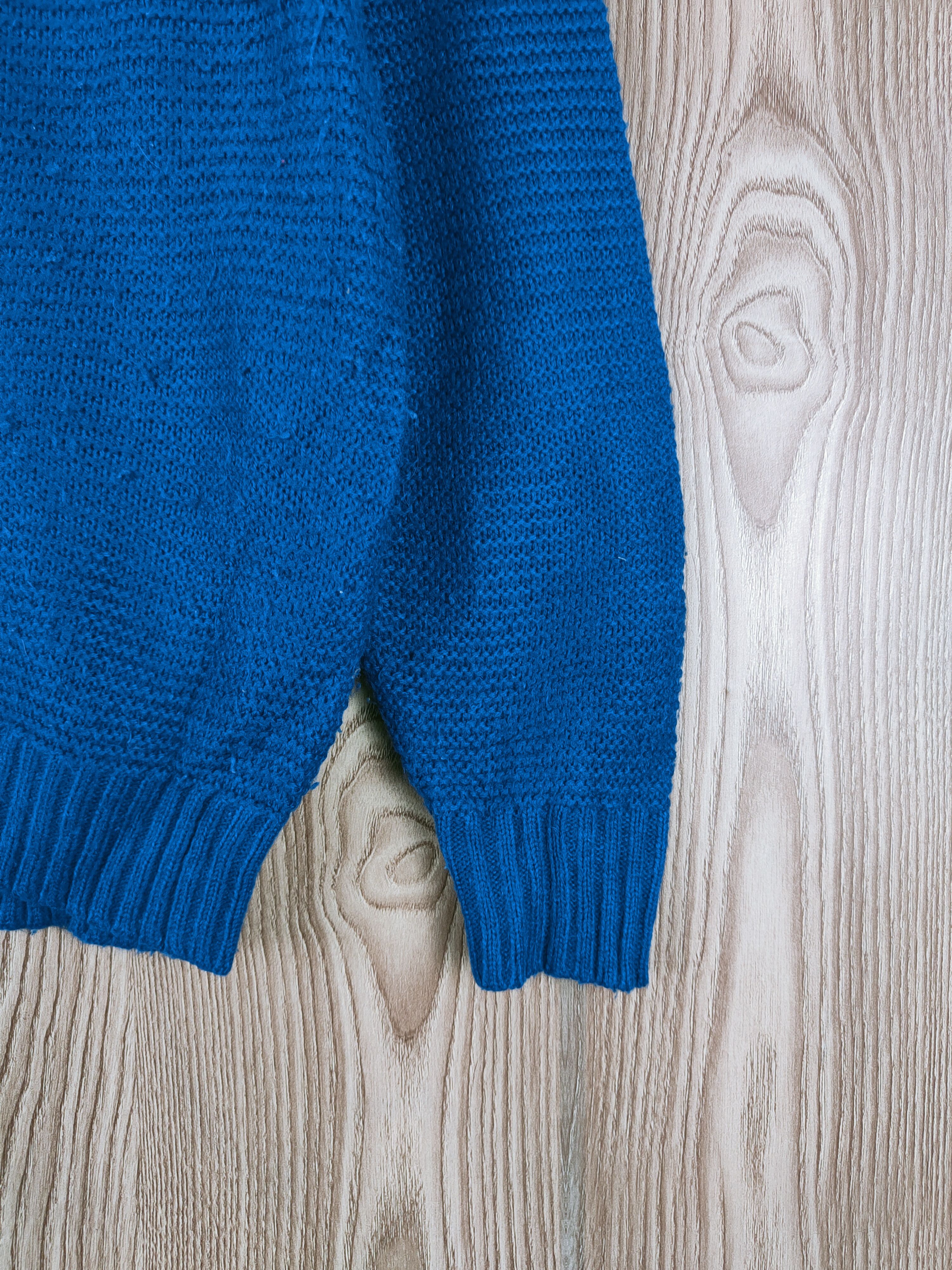 Japanese Brand Japanese Brand Blue Knitwear Sweatshirts #W136 Size M / US 6-8 / IT 42-44 - 6 Thumbnail