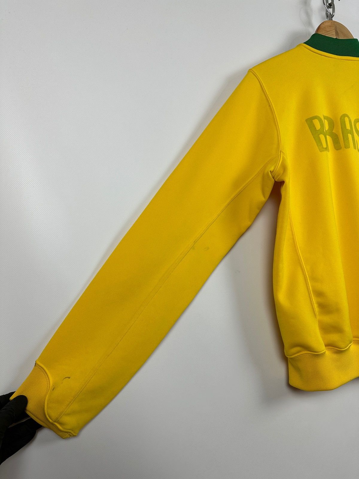 Nike 00s Vintage Nike Team Brazil Zip Up Soccer Track Top Jacket Size US M / EU 48-50 / 2 - 20 Thumbnail