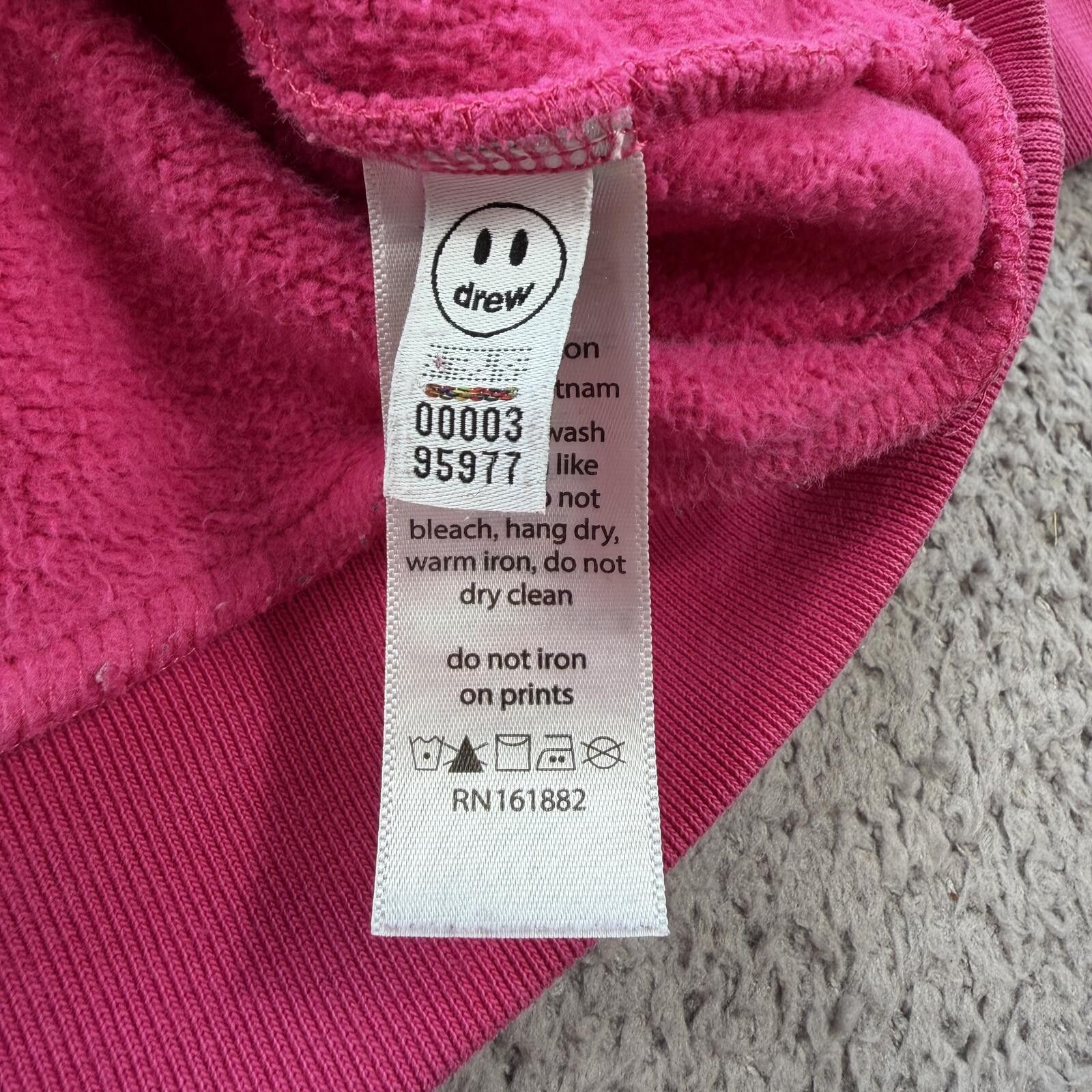 Drew House Drew House Mascot Hoodie Pink L Smiley Face Justin Bieber Size US L / EU 52-54 / 3 - 7 Thumbnail