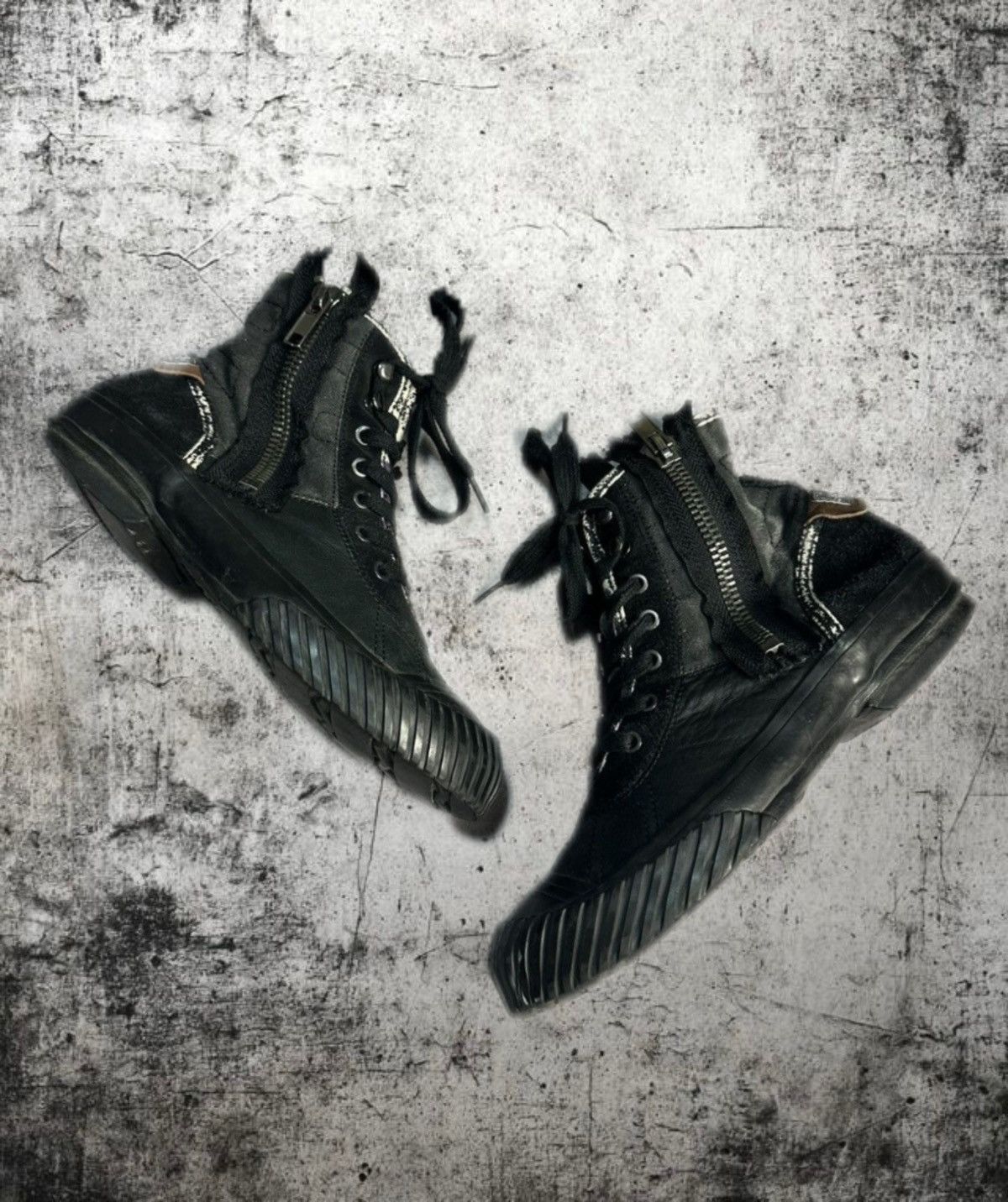 TORNADO MART shoe-cut BLACK （XL） Y2K If Six Was Nine × Tornado Mart RARE🔥90s Semantic Design