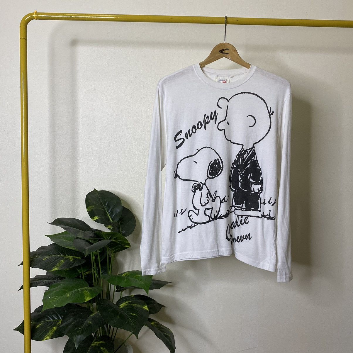 Cartoon Network × Peanuts × Vintage Vintage Snoopy Charlie Brown Big Graphic LS T Shirt Size US M / EU 48-50 / 2 - 1 Thumbnail