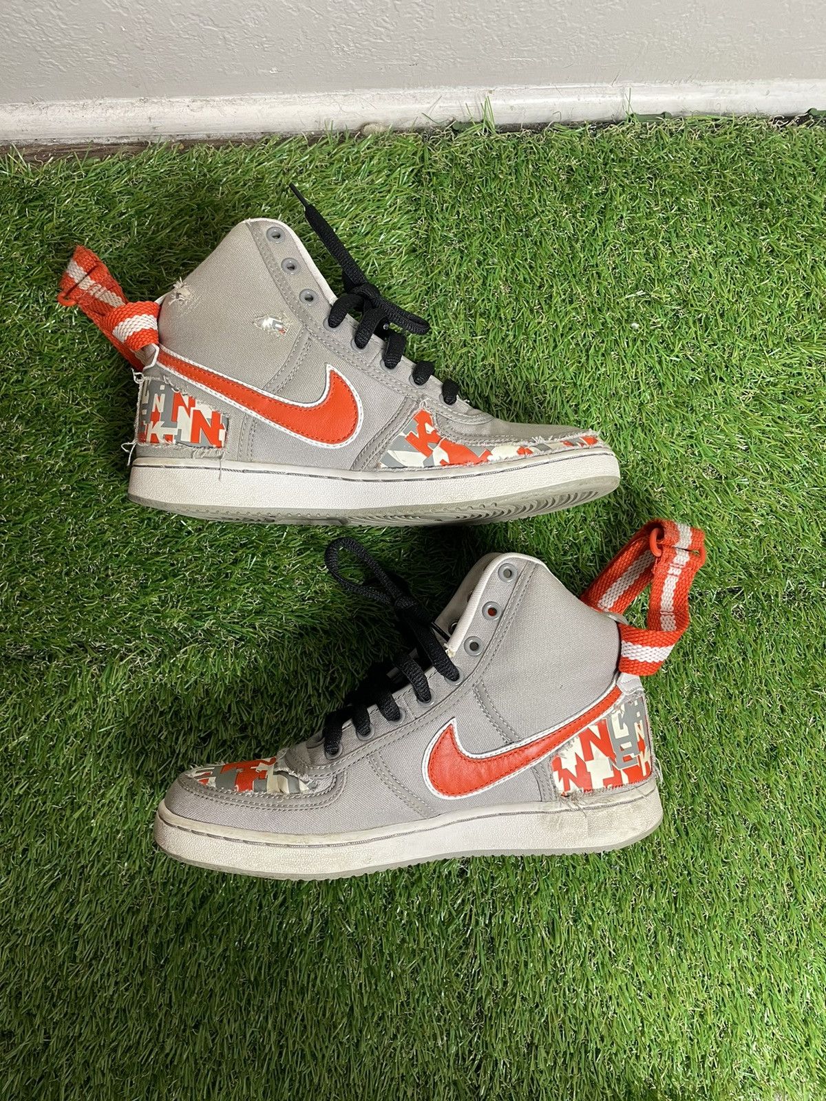 Nike 2004 Nike Vandal Hi Grey Orange High 310067-081 Women’s 9 Size US 9 / IT 39 - 4 Thumbnail