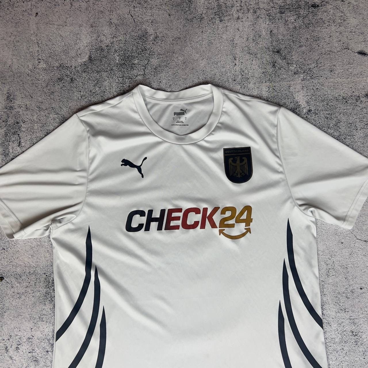 Puma Puma Deutschland Soccer Jersey Men's Size L White Size US L / EU 52-54 / 3 - 2 Thumbnail