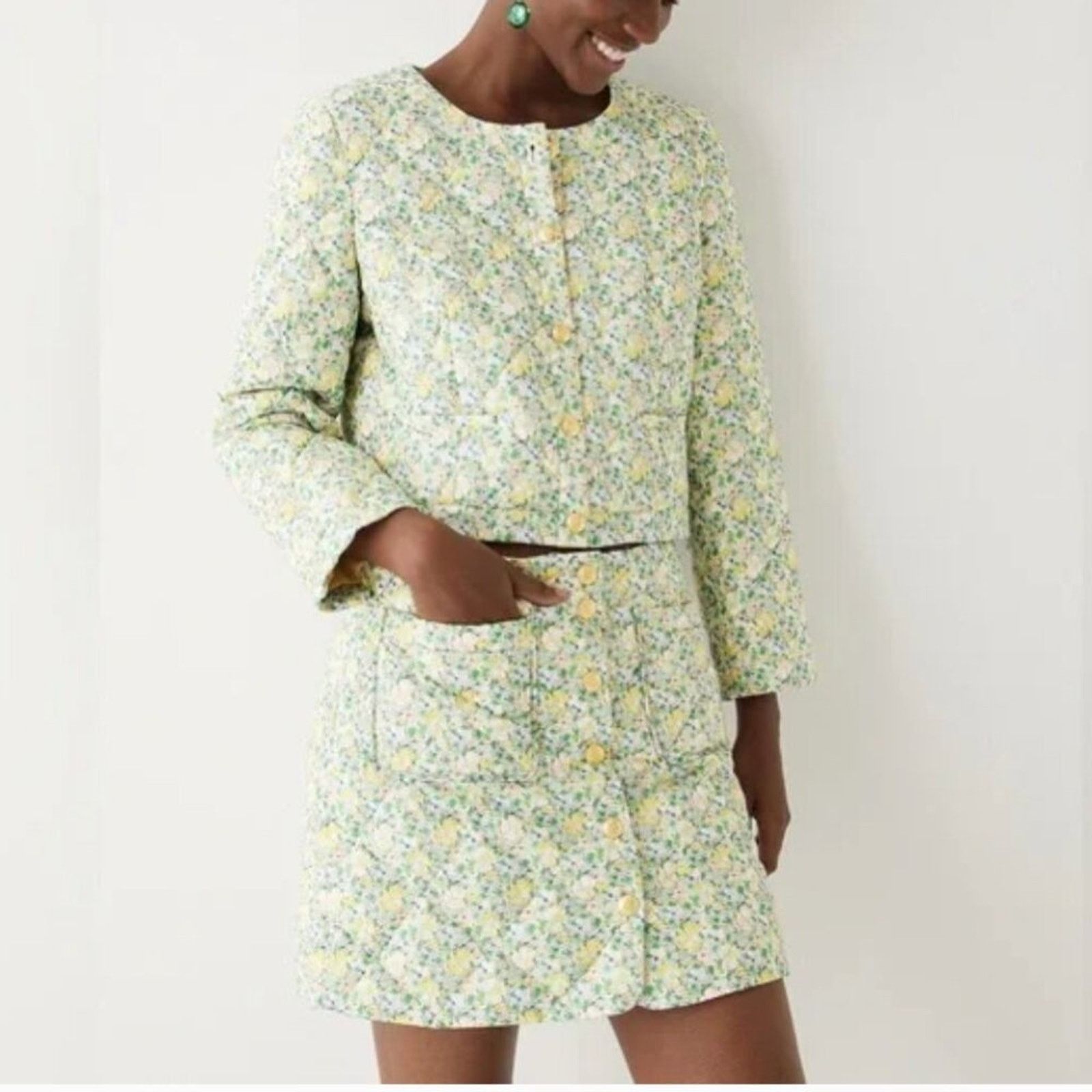 J.Crew J. Crew Limited-edition quilted Louisa lady jacket Liberty Size M / US 6-8 / IT 42-44 - 5 Thumbnail