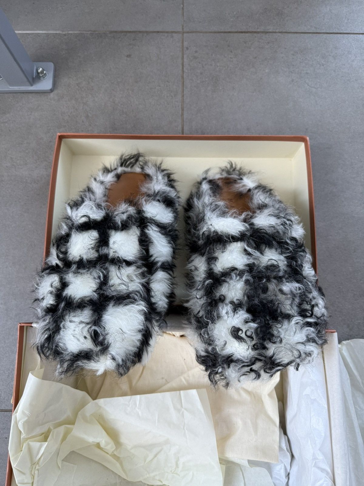 Marni NEW Black and White Marni Slides 11US EU44 Size US 11 / EU 44 - 1 Thumbnail