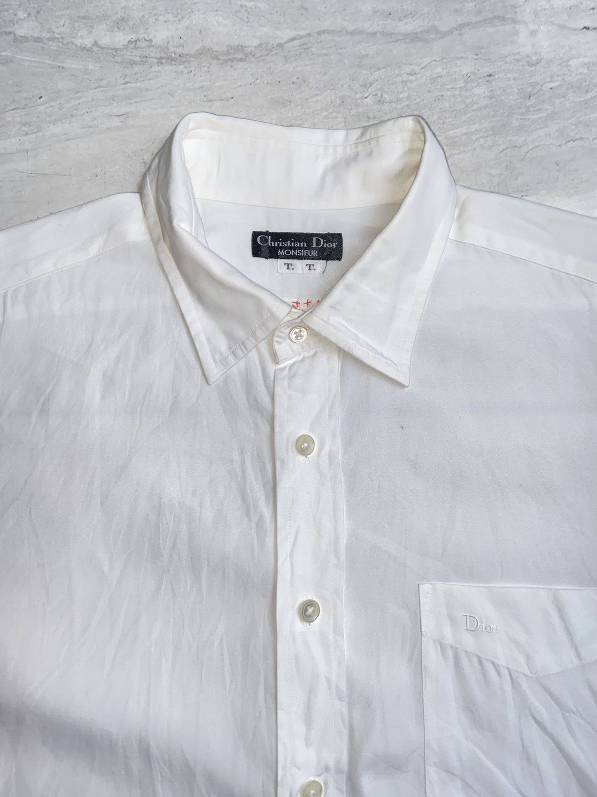 Christian Dior Monsieur CHRISTIAN DIOR MONSIEUR White Shirt Size US M / EU 48-50 / 2 - 10 Thumbnail