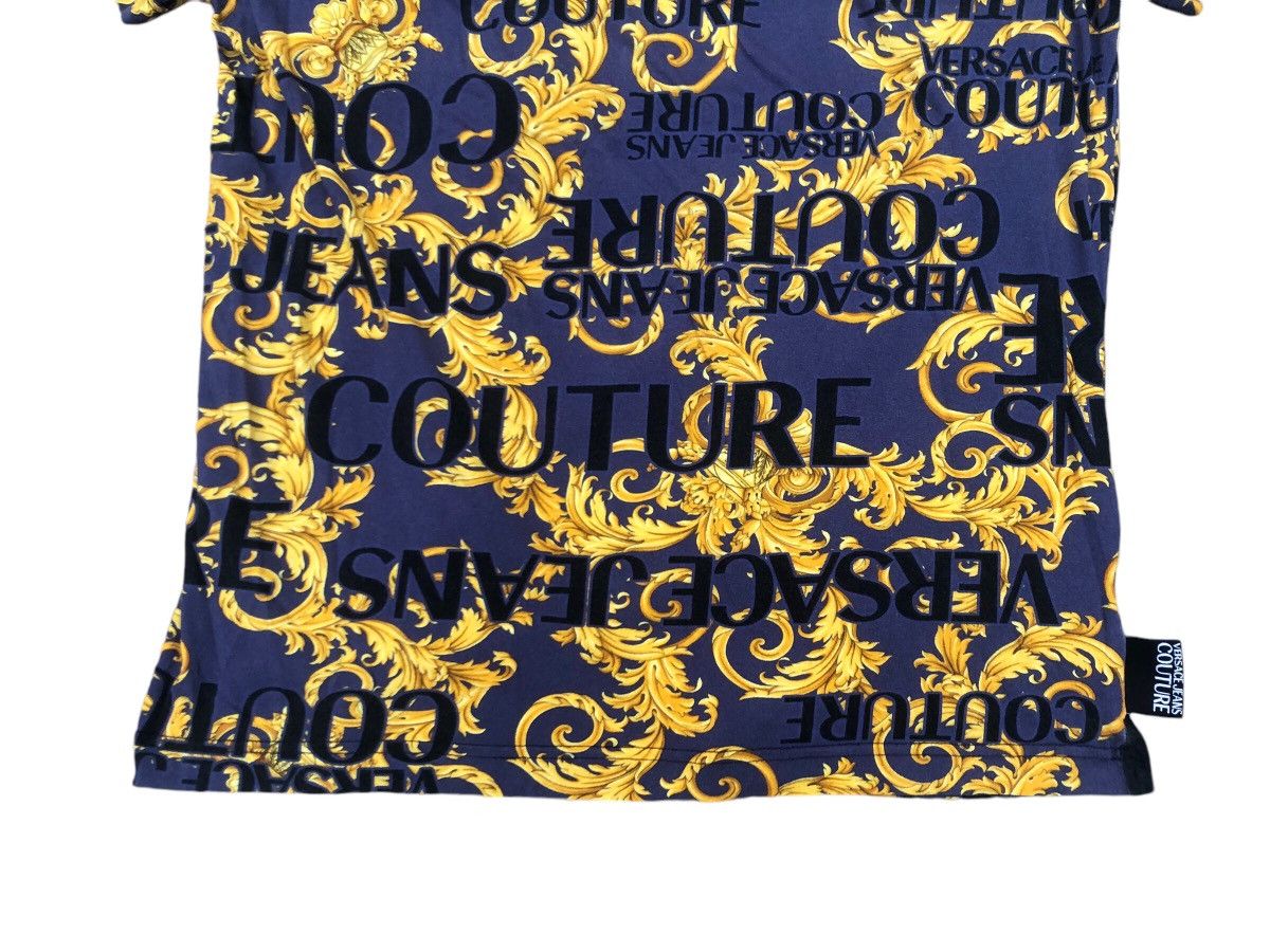 Versace Auth VERSACE JEANS COUTURE All-Over Print Medusa T-Shirt Size US M / EU 48-50 / 2 - 5 Thumbnail