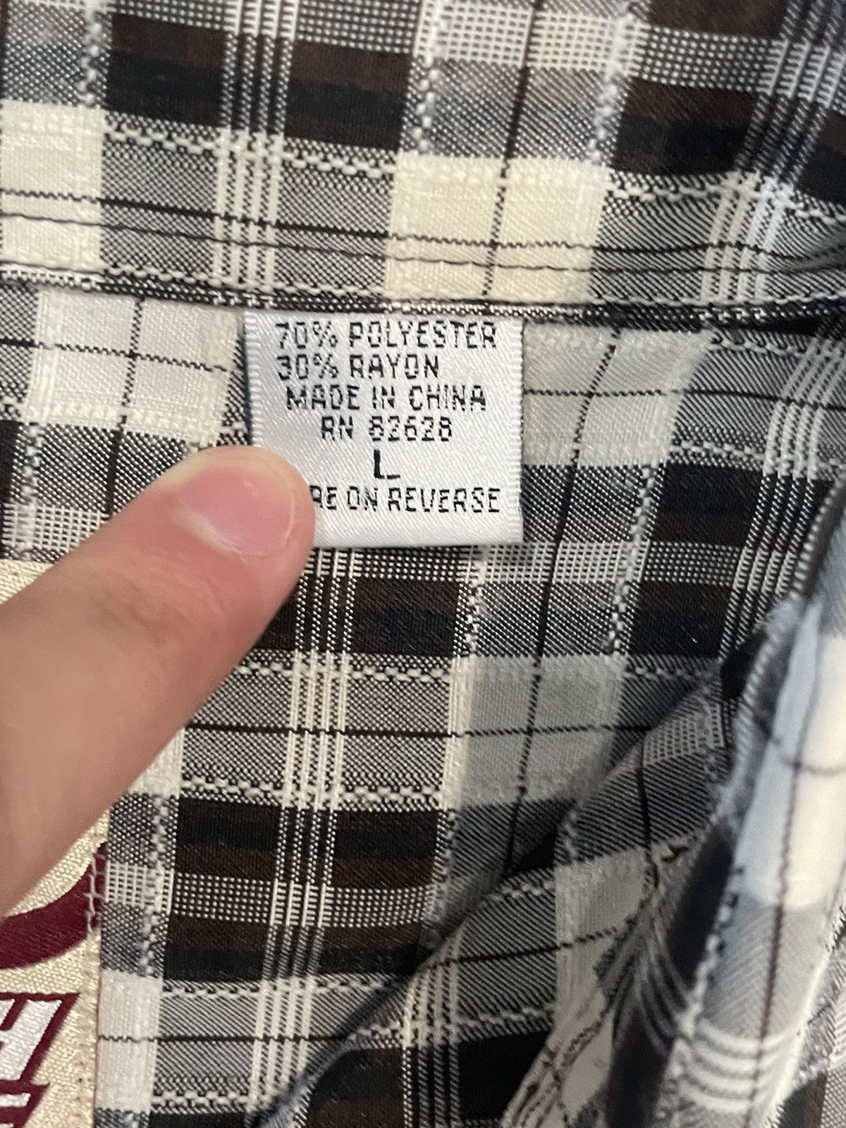 Southpole Southpole black and white plaid button up Size US L / EU 52-54 / 3 - 4 Thumbnail