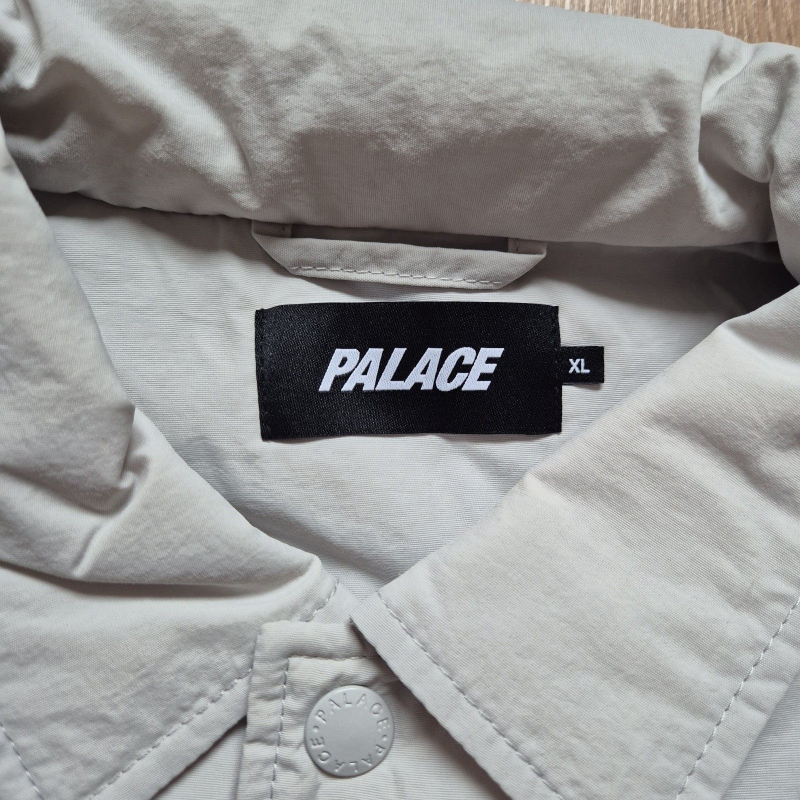 Palace Palace Fleece Lined Coach Jacket Concrete Grey New FW24 Size US L / EU 52-54 / 3 - 3 Thumbnail