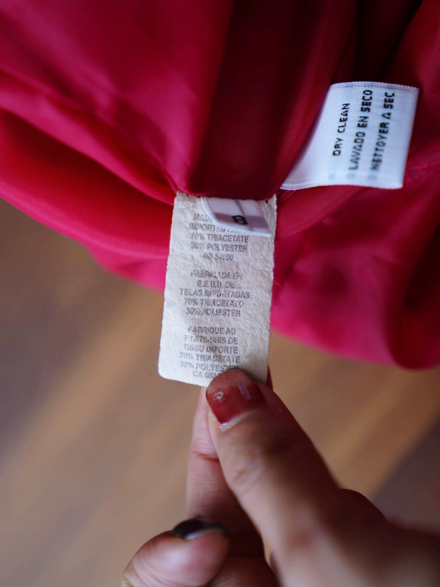 Dior Dior Vintage Red & Black Asymmetric Blazer US8 Size M / US 6-8 / IT 42-44 - 7 Thumbnail