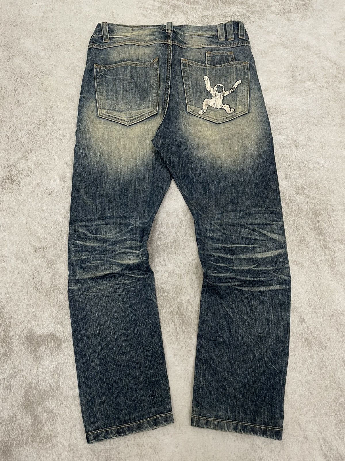 Hysteric Glamour × If Six Was Nine × Le Grande Bleu (L.G.B.) 2000s snm japan apee paint wash denim y2k style Size US 30 / EU 46 - 1 Thumbnail