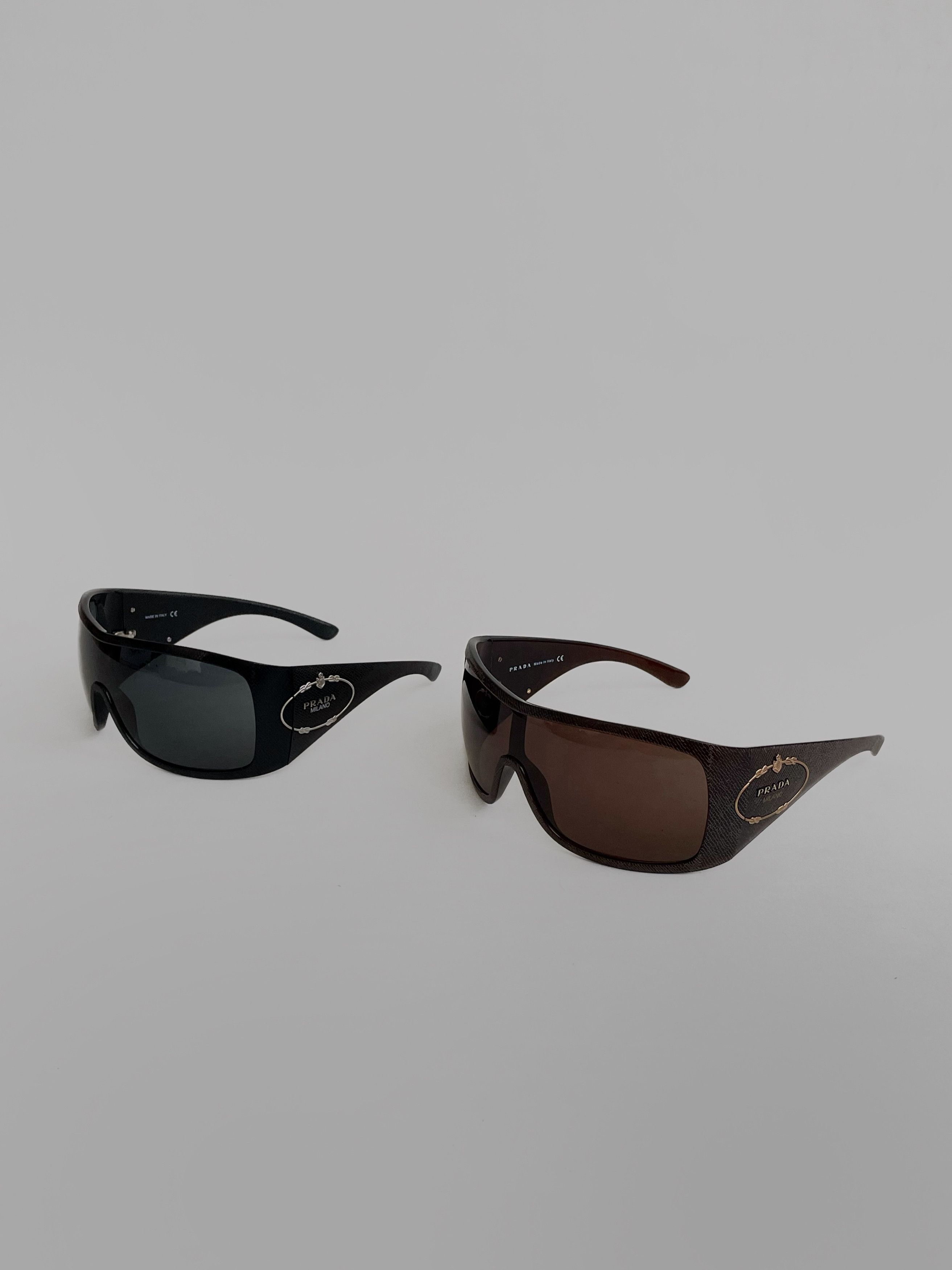 Prada Archive Prada brown Sunglasses Musk 2000s Size ONE SIZE - 4 Thumbnail