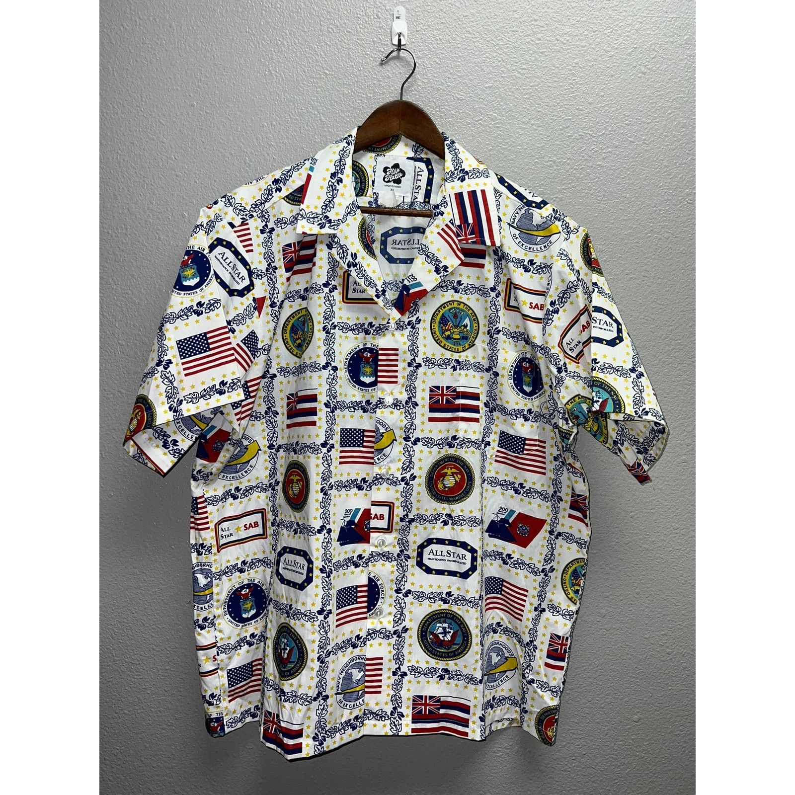 Hilo Hattie Vintage Hilo Hattie Army Shirt US Air Force Navy Button Up X Size US XL / EU 56 / 4 - 1 Thumbnail