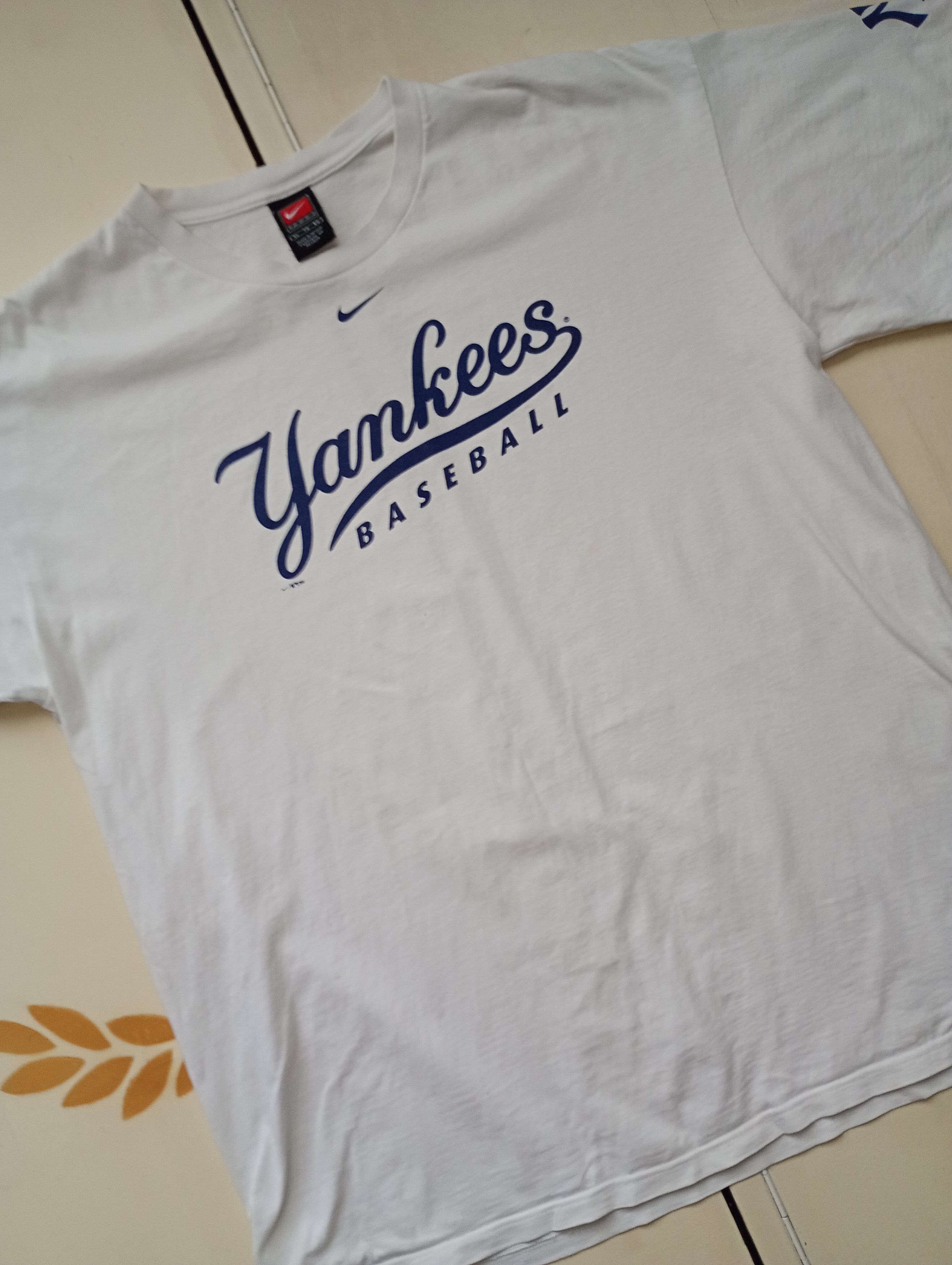 Nike Nike NY Yankees Baseball T-Shirt 2002 Size US XL / EU 56 / 4 - 5 Thumbnail