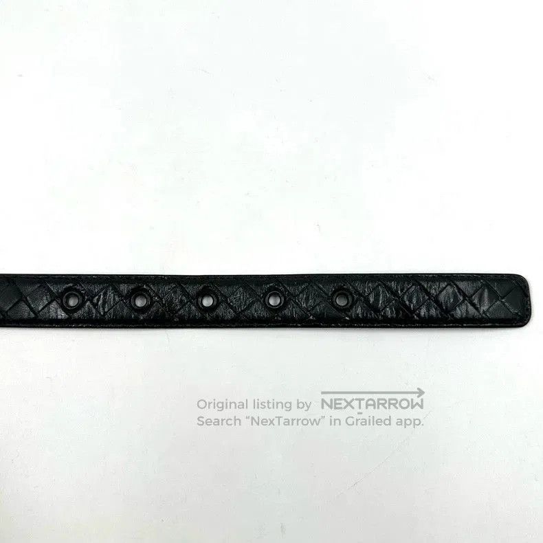 Bottega Veneta Bottega Veneta Black Woven Leather Belt. Size ONE SIZE - 8 Thumbnail