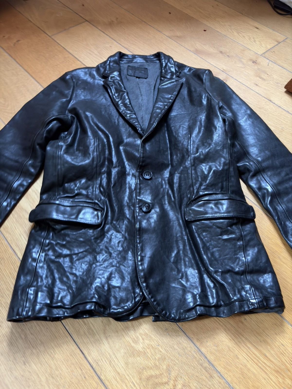 Isamu Katayama Backlash JP XL Italian Double Shoulder Garment Dyed Blazer Size US XL / EU 56 / 4 - 1 Thumbnail
