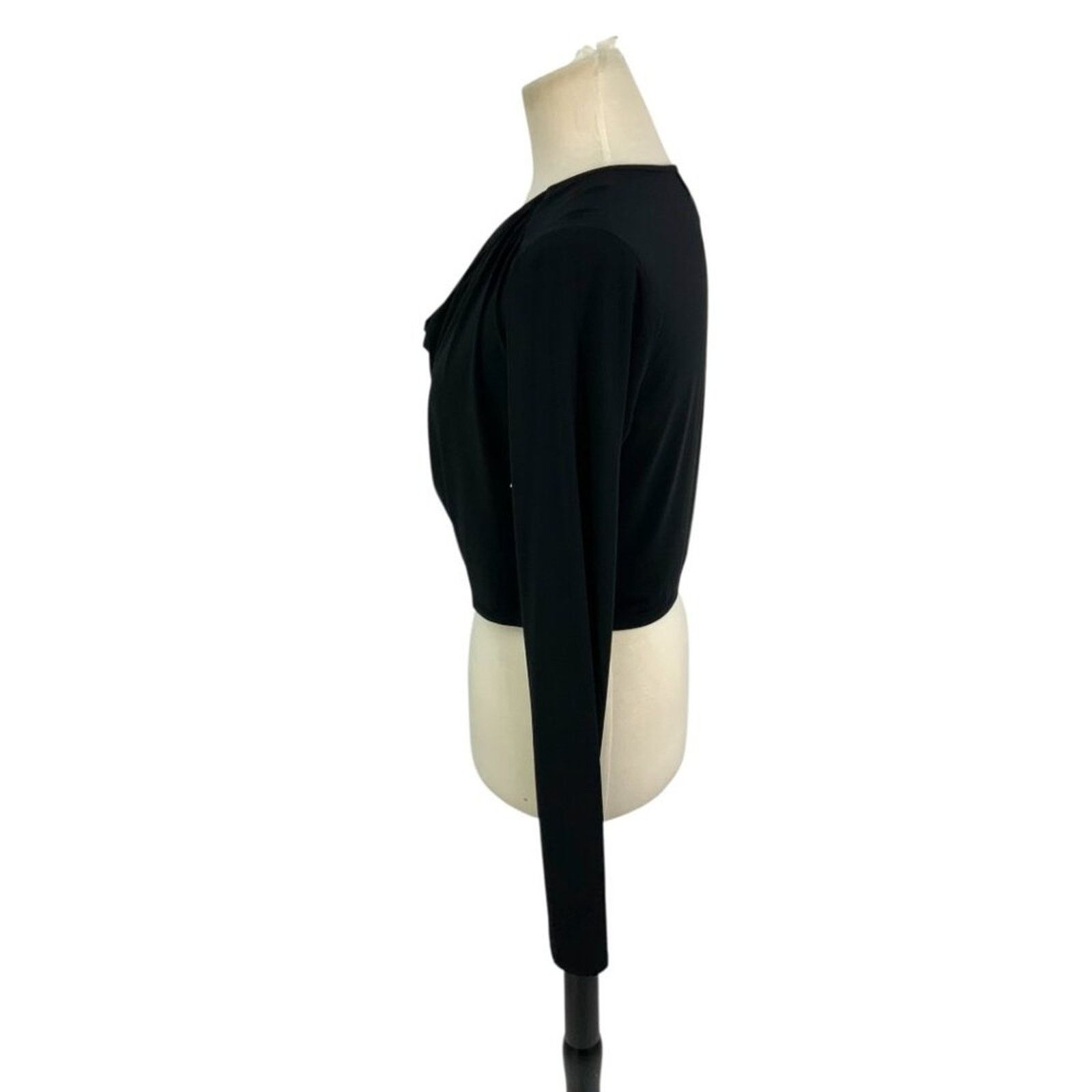 Other Open Edit Cowl Neck Crop Top Black Medium NWOT $49 MSRP Size M / US 6-8 / IT 42-44 - 5 Thumbnail