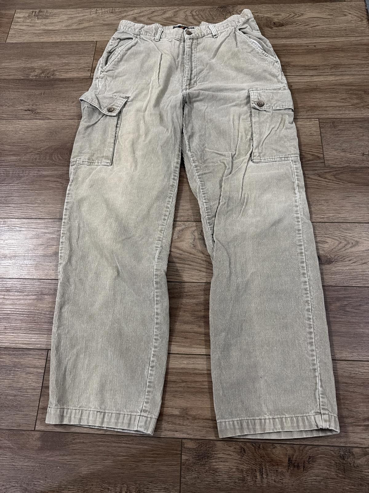 Route 66 Vintage Y2K Corduroy Cargo Pants Route 66 32x32 Size US 32 / EU 48 - 2 Thumbnail