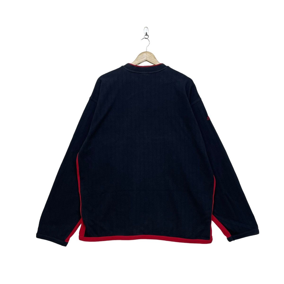 Adidas × Salomon × Vintage Vintage Adidas AC Milan Sweatshirt Pull Over Jacket Size US L / EU 52-54 / 3 - 2 Thumbnail