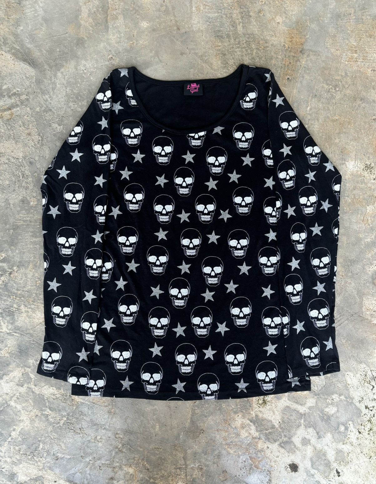 Hysteric Glamour Y2k Liquid Girl Skull Ifwixwasnine Punk Style Longsleeve Size US L / EU 52-54 / 3 - 1 Thumbnail
