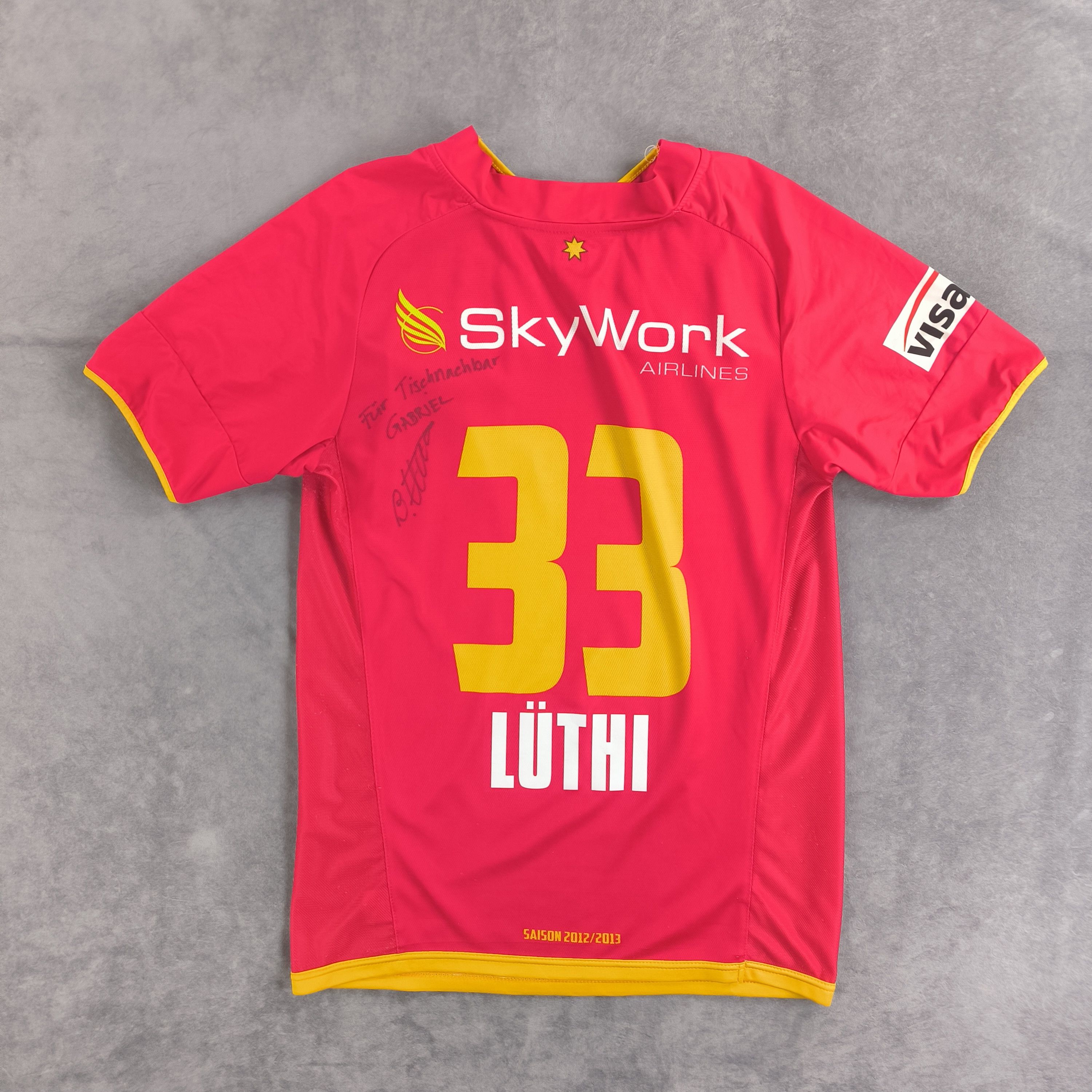Erima SIGNED FC Thun 2012-13 Erima home Lüthi football jersey XS Size US XS / EU 42 / 0 - 1 Thumbnail