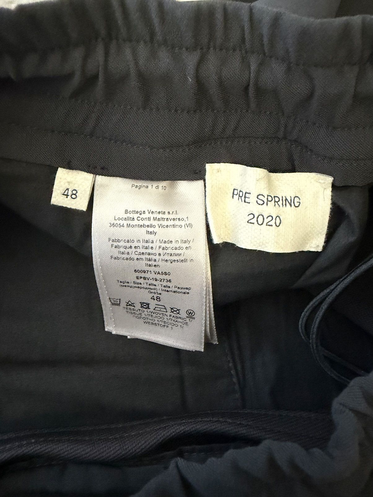 Bottega Veneta Bottega Veneta Pre-Spring 2020 Polyamide Joggers Size US 32 / EU 48 - 2 Thumbnail