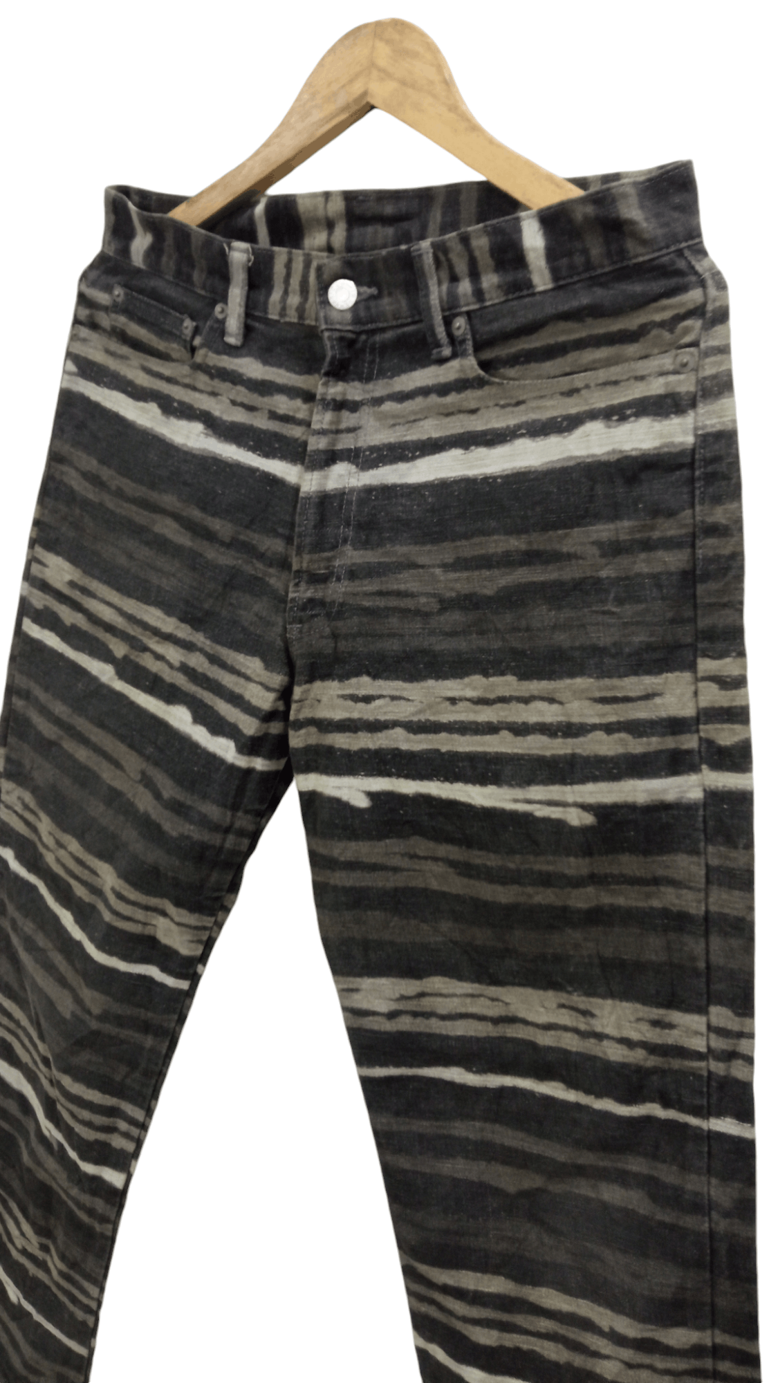 Japanese Brand × Vintage 🔥🔥Innervation Striped Pants Denim Size US 32 / EU 48 - 6 Thumbnail