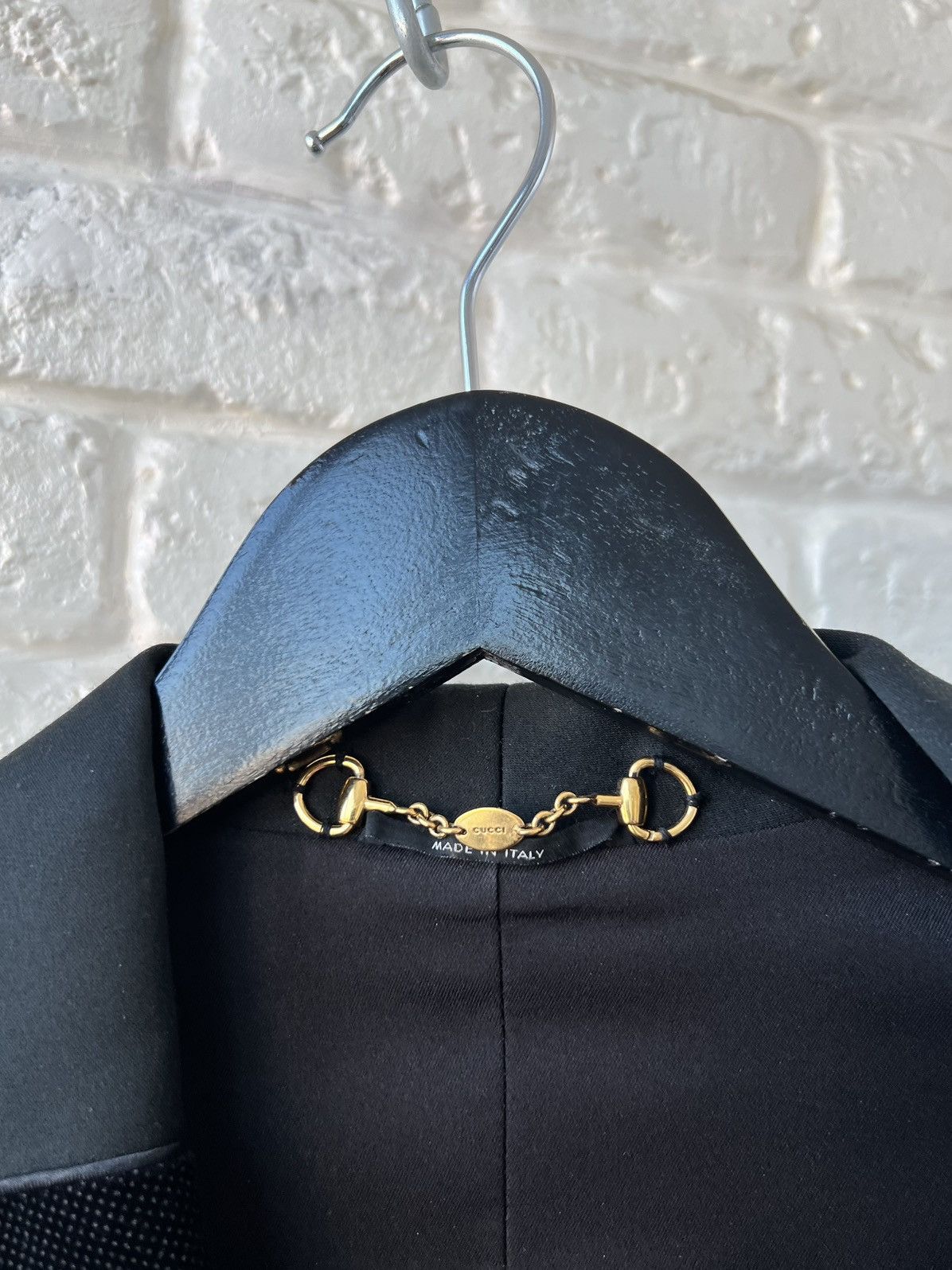 Gucci Gucci Black Logo Tuxedo Blazer Jacket Size XS / US 0-2 / IT 36-38 - 5 Thumbnail