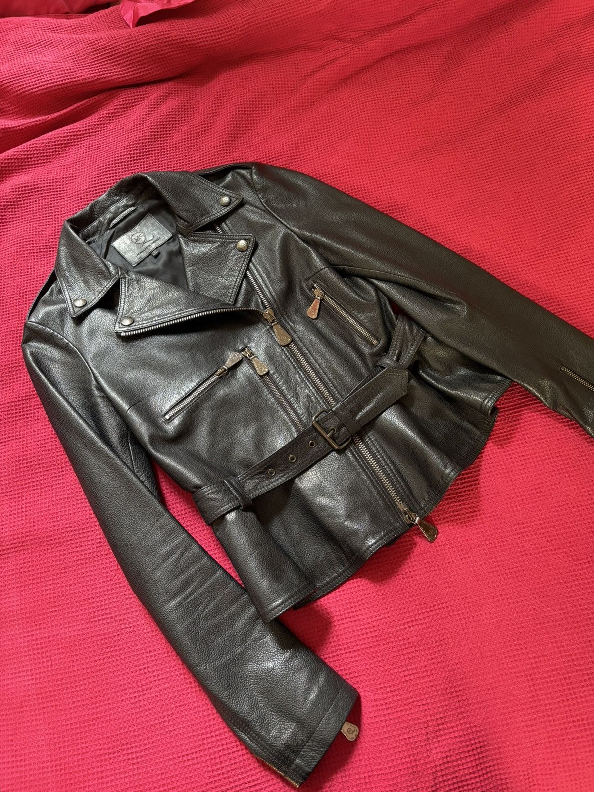 Alexander McQueen Rare Alexander McQueen Leather Biker Jacket Size M / US 6-8 / IT 42-44 - 7 Thumbnail