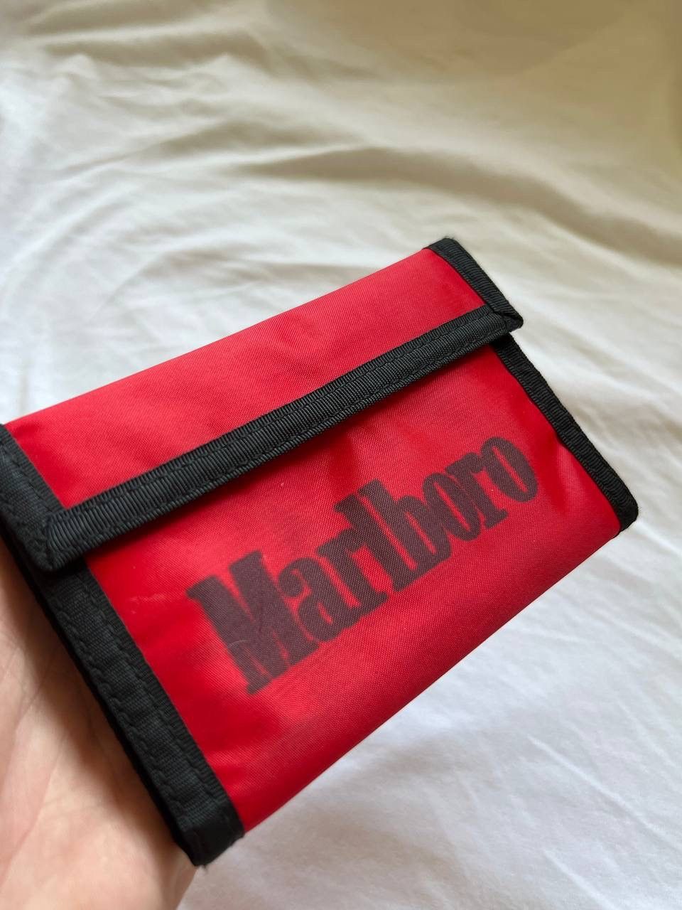 Marlboro × Vintage 90s Vintage Marlboro Nylon Red Wallet Size ONE SIZE - 2 Thumbnail