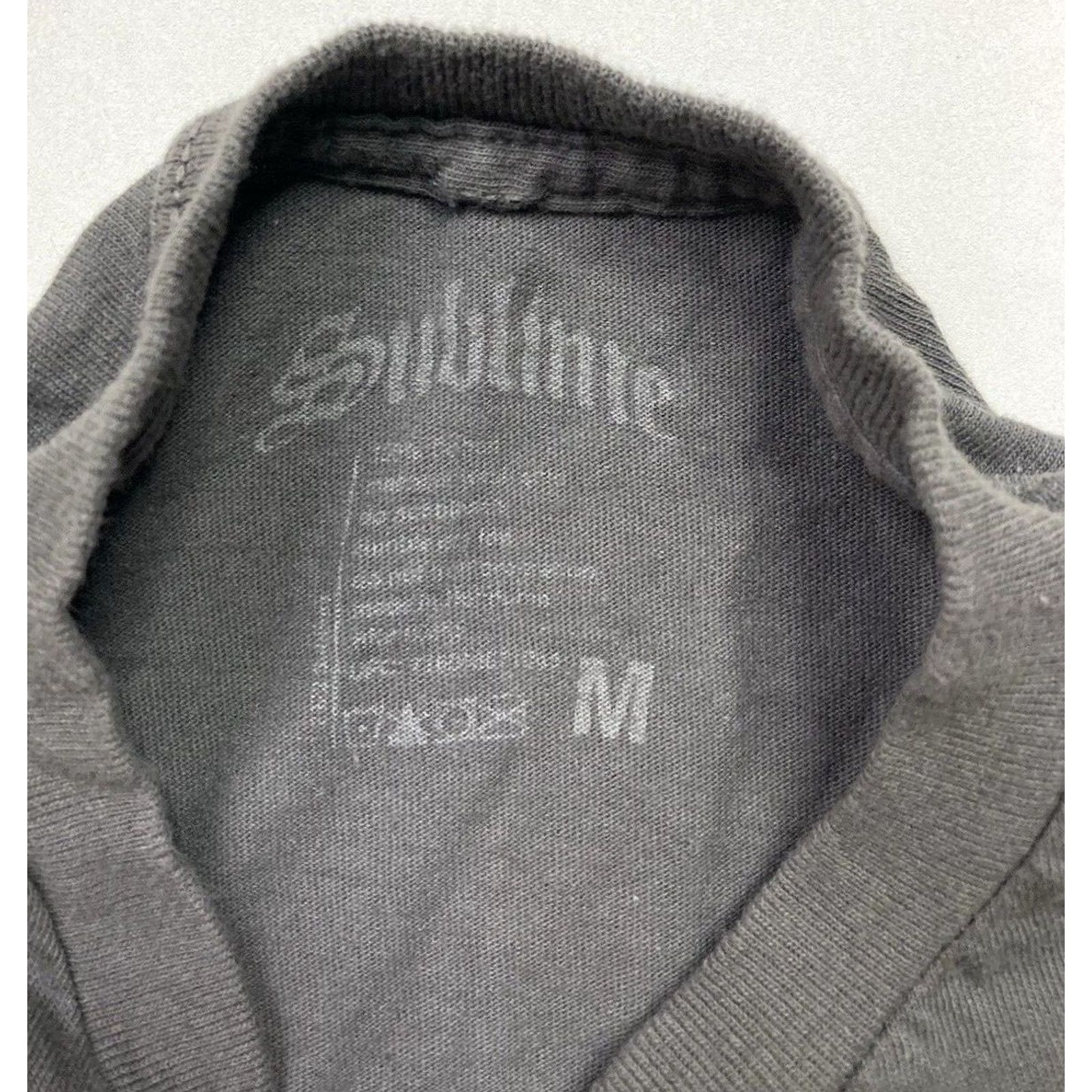 Vintage VINTAGE Sublime T-Shirt Woman Medium Gray Short Sleeve Crew Neck Pullover Casual Music Retro 90s Womens Size M / US 6-8 / IT 42-44 - 4 Thumbnail