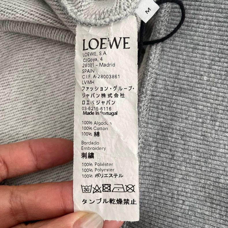 Loewe Loewe Grey classic embroidered logo sweater Size M / US 6-8 / IT 42-44 - 4 Thumbnail