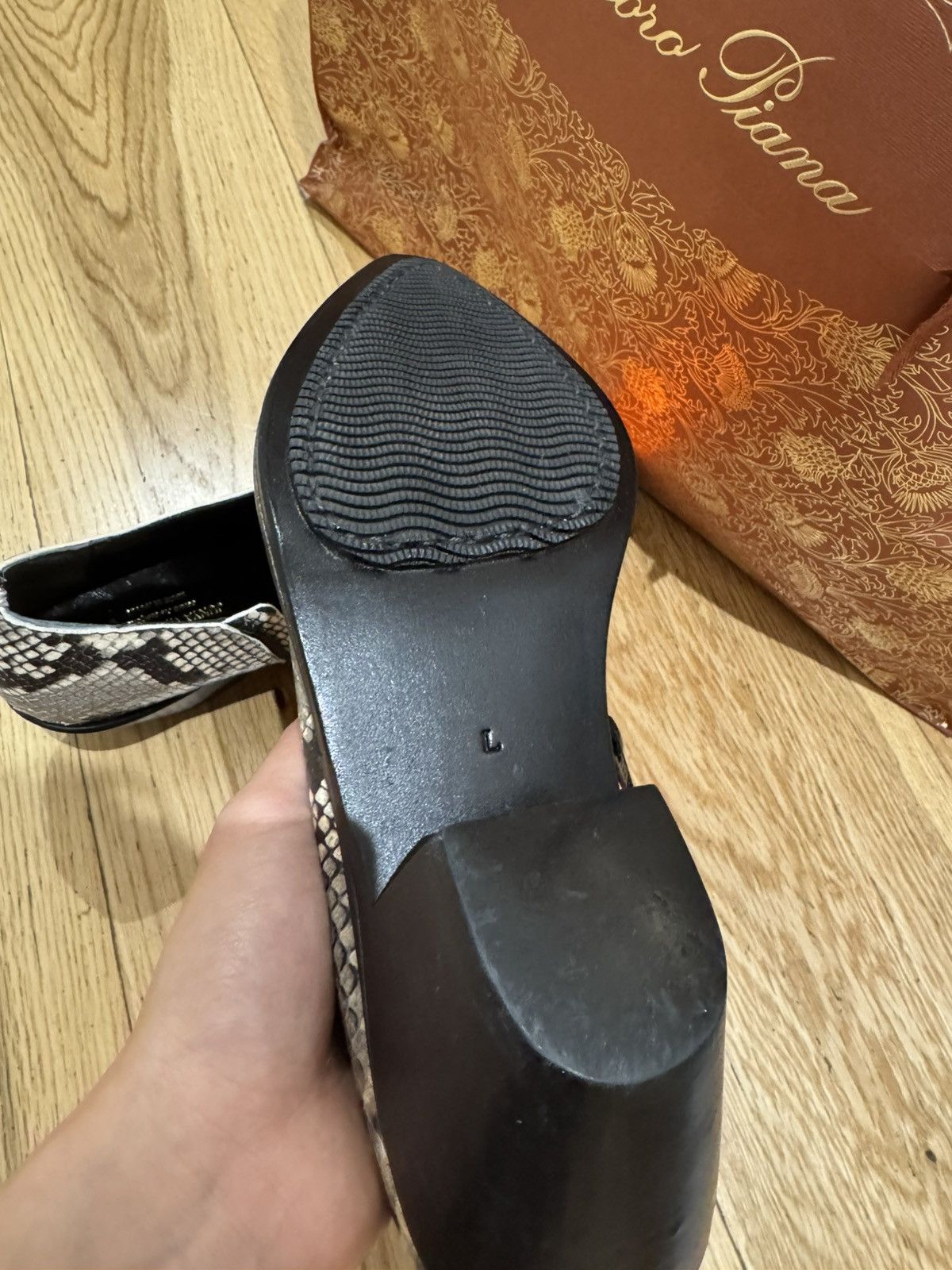 Junya Watanabe Junya Watanabe Comme des Garçons Snake-print leather Size US 8 / IT 38 - 2 Thumbnail