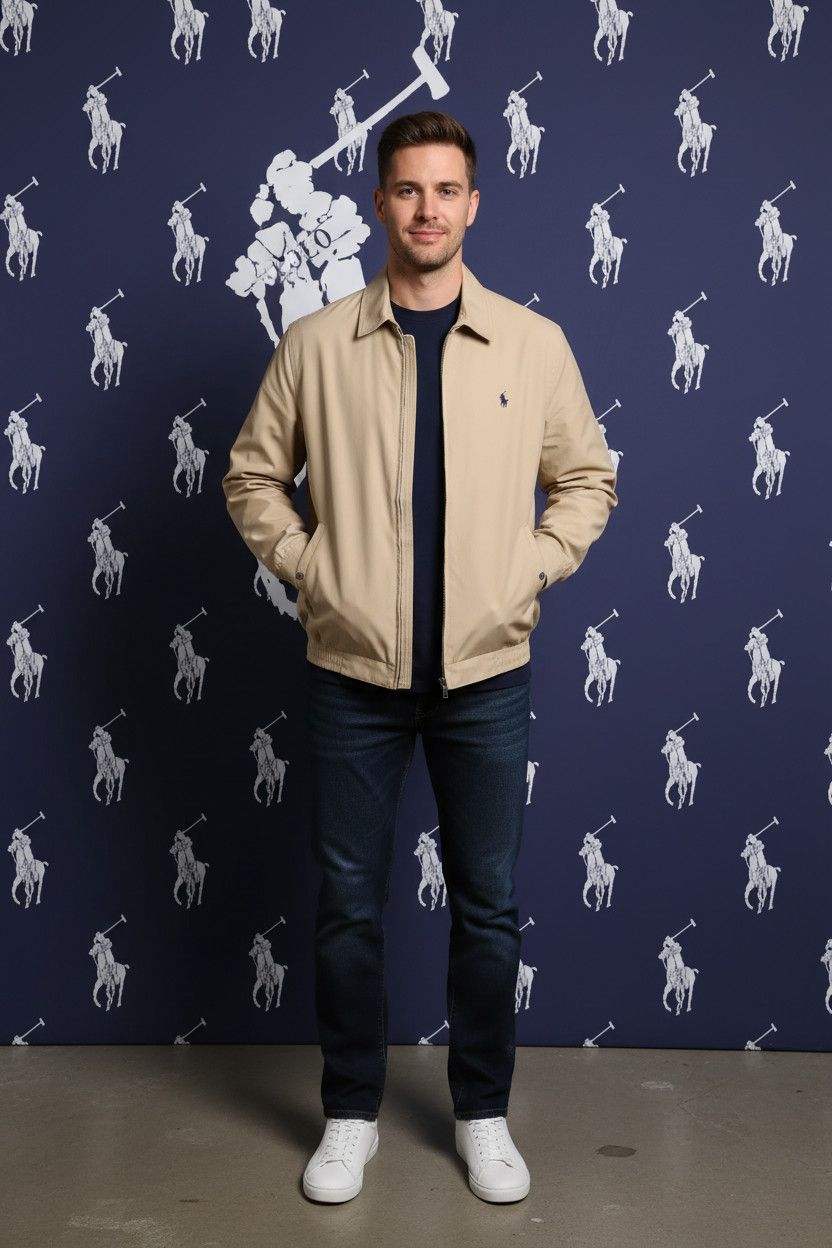 Polo Ralph Lauren 🔥 polo ralph lauren bomber jacket cotton size L Size US L / EU 52-54 / 3 - 13 Thumbnail