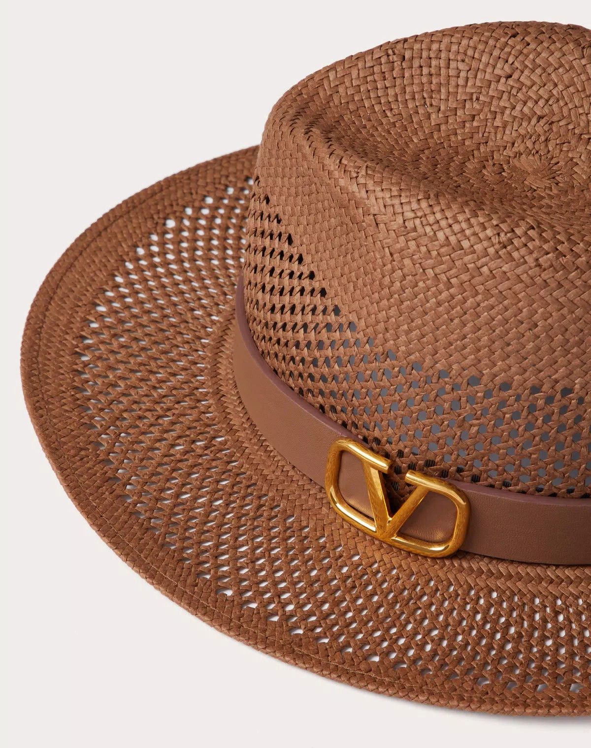 Valentino oc11z0725 Size:56/Textile Paper And Leather in Brown Size ONE SIZE - 2 Thumbnail