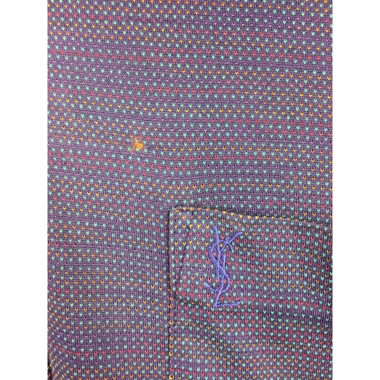 Yves Saint Laurent 90s YSL Yves Saint Laurent Retro Style Longsleeve Polo Tee Size US M / EU 48-50 / 2 - 4 Thumbnail