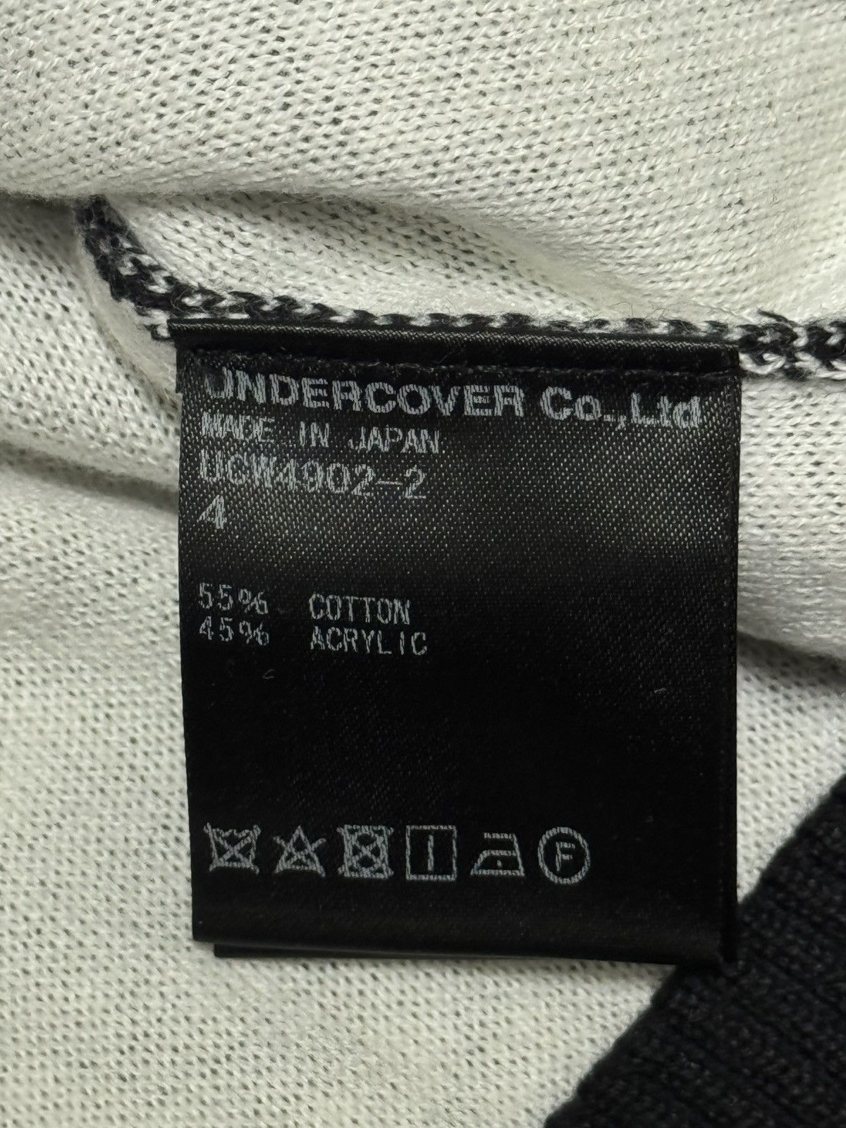 Undercover Undercover long sleeve knit shirt black Size US XL / EU 56 / 4 - 7 Thumbnail