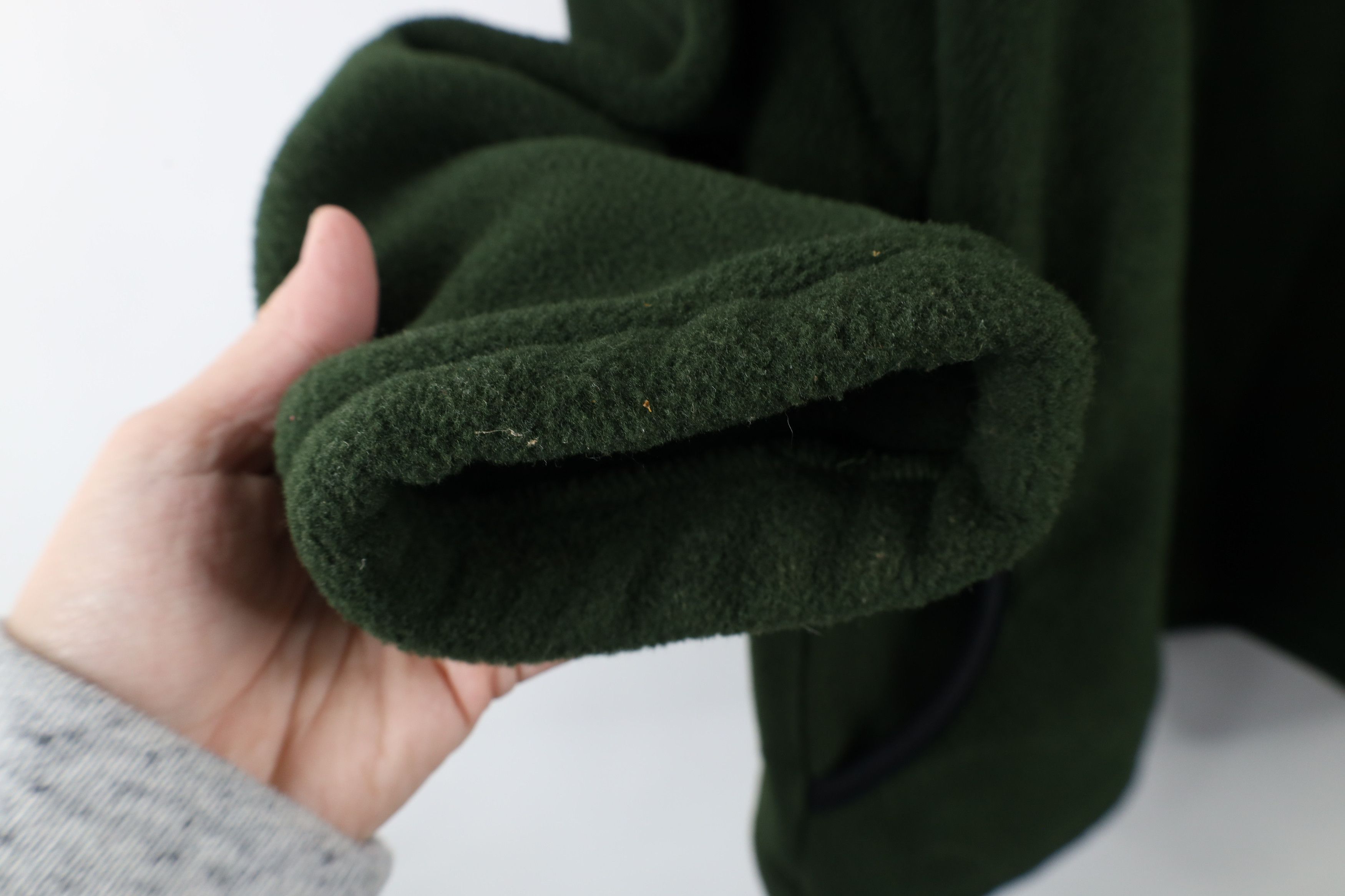 Cabelas × Vintage Vintage 90s Cabelas Half Zip Fleece Pullover Sweater Green Size US L / EU 52-54 / 3 - 8 Thumbnail