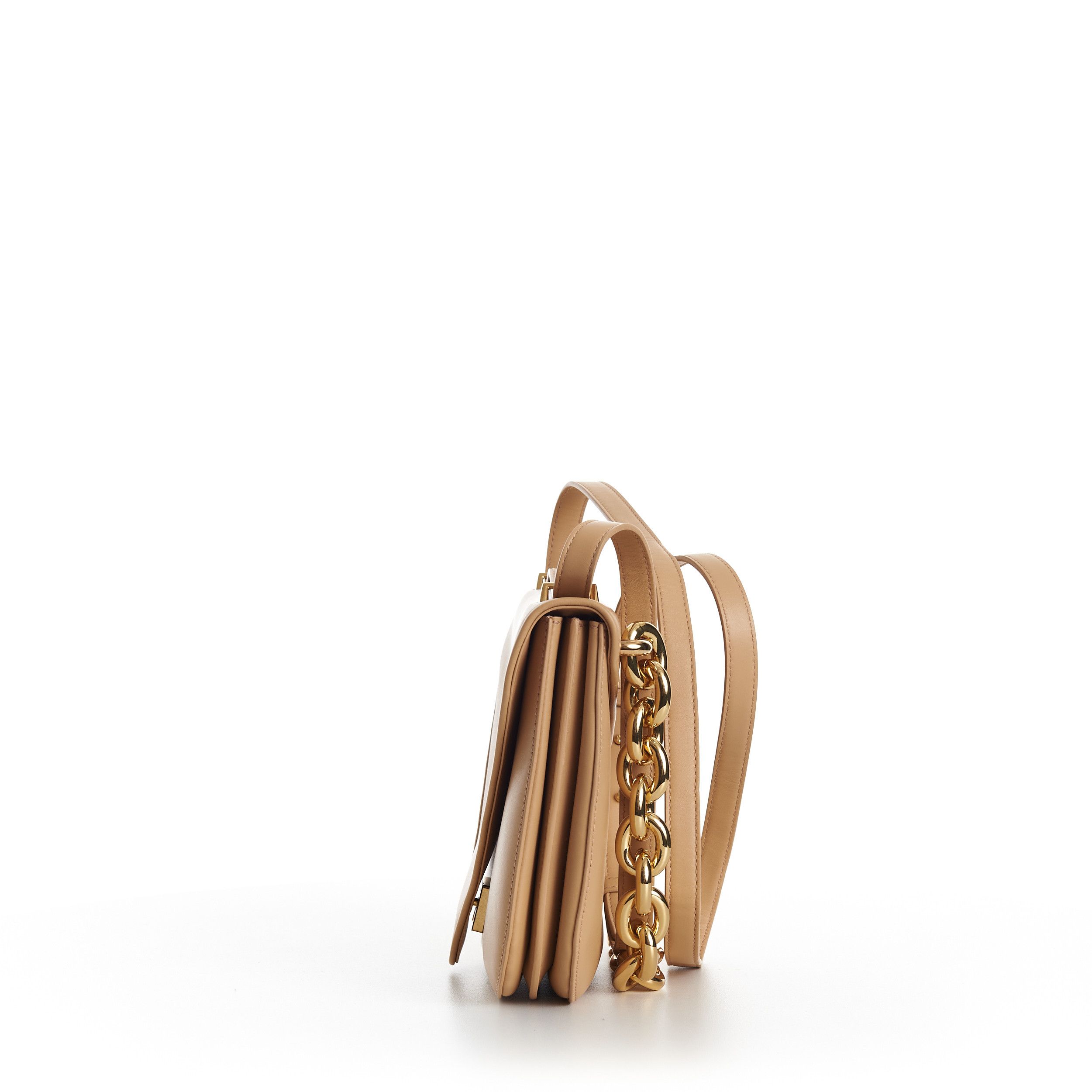 Bottega Veneta MOUNT Medium Envelope Chain Bag In Almond Leather Size ONE SIZE - 3 Thumbnail