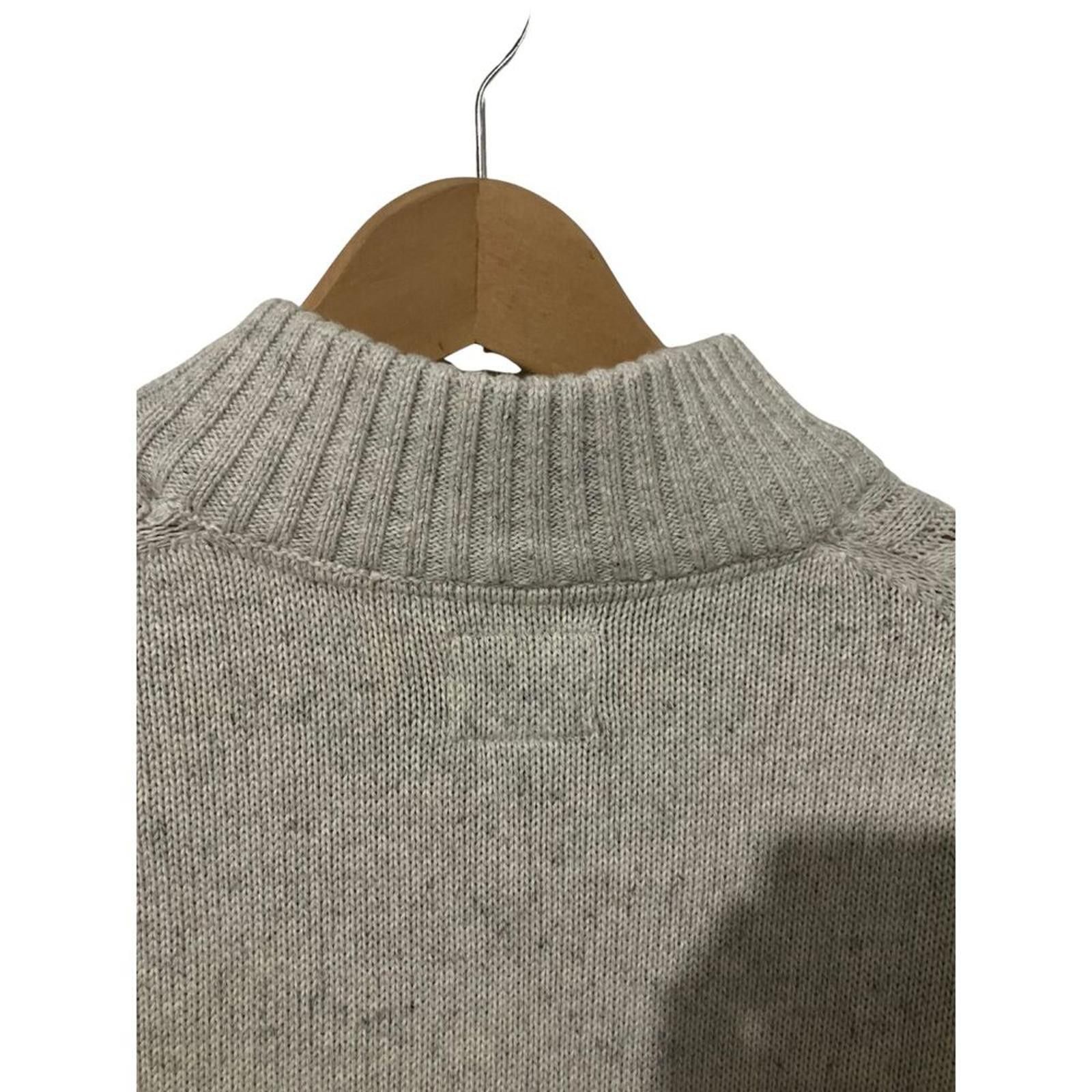 St. Johns Bay St. John’s Bay Men’s Cable Knit Henley Sweater Gray XL Size US XL / EU 56 / 4 - 6 Thumbnail