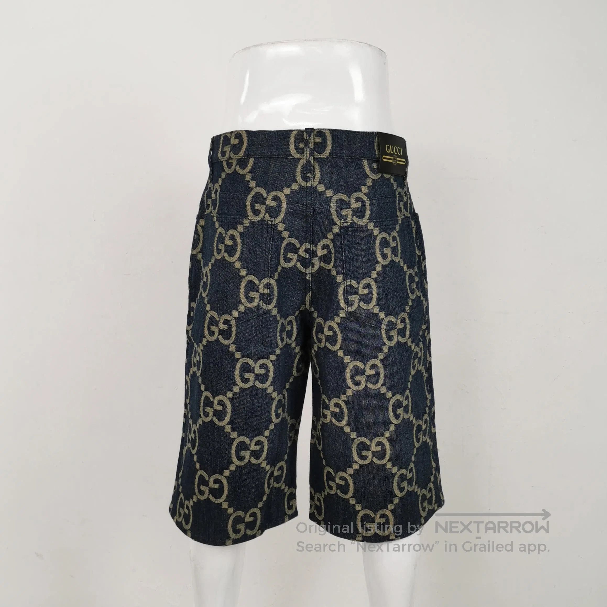 Gucci Gucci Double G Monogram Cotton Shorts S. Size US 32 / EU 48 - 1 Thumbnail
