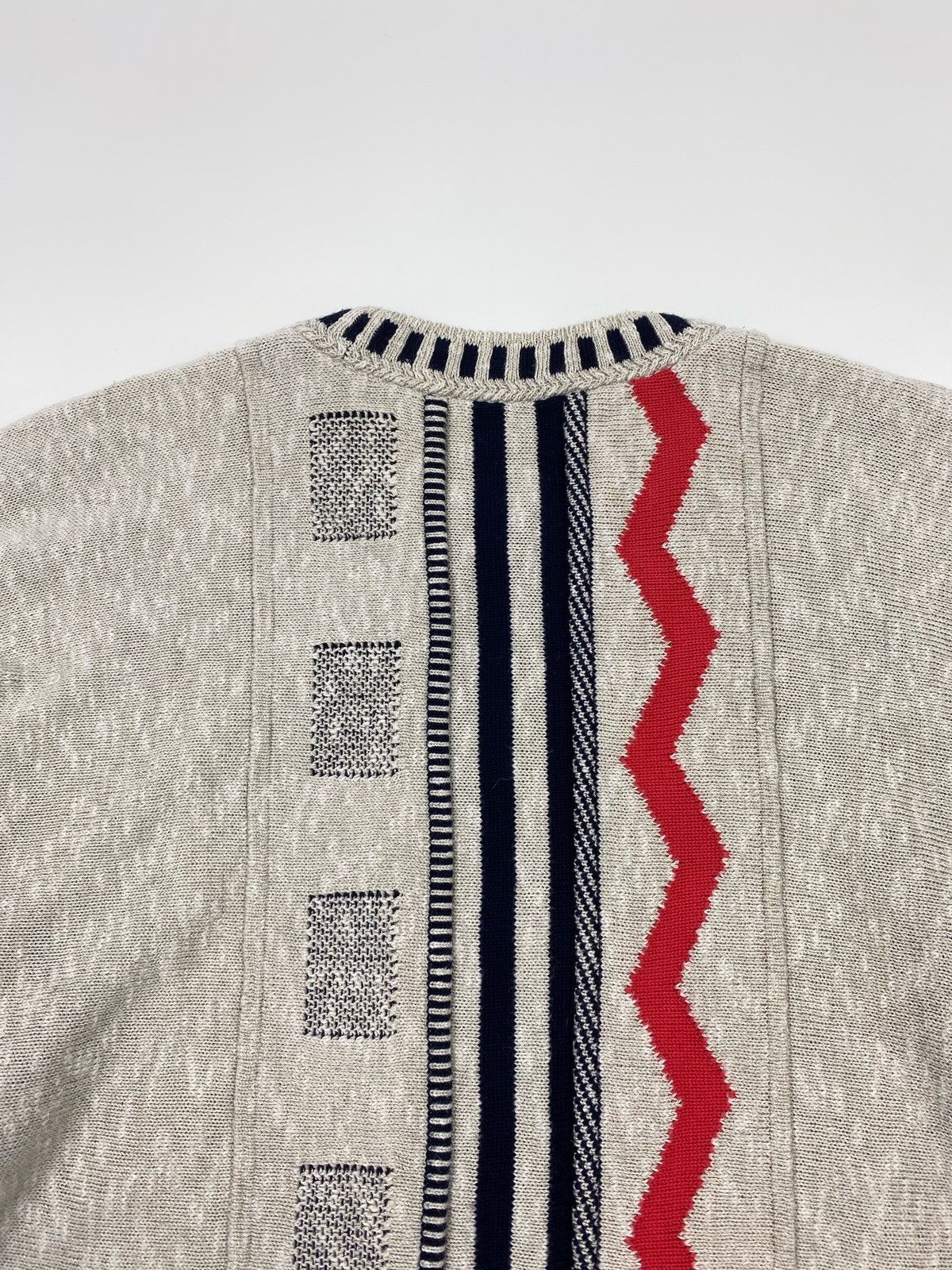 Carlo Colucci 1990’s Vintage Carlo Colucci Coloured 3D Cable Knit Sweater Size US XL / EU 56 / 4 - 8 Thumbnail