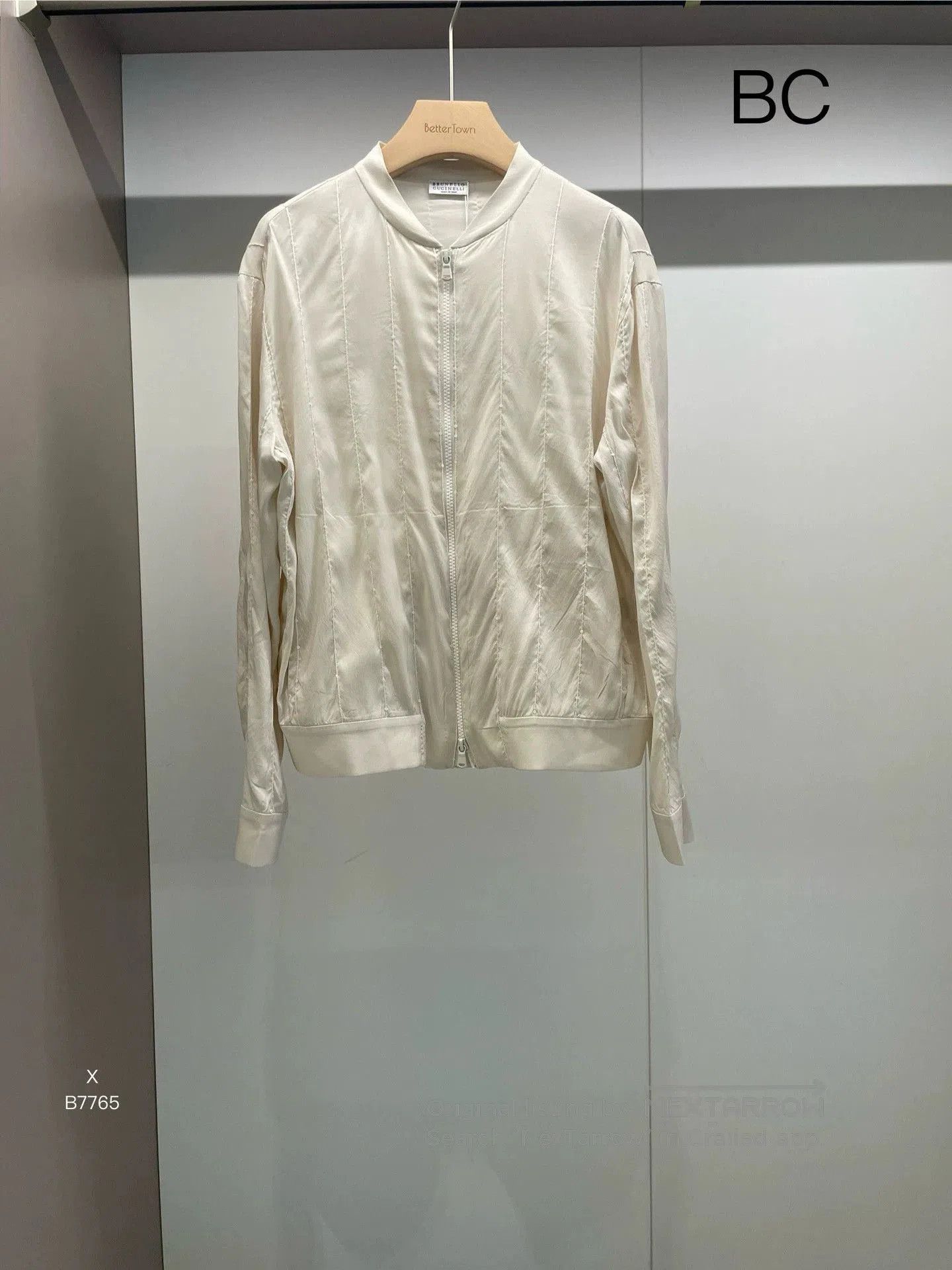 Brunello Cucinelli brunello cucinelli beige bomber jacket size m. Size US M / EU 48-50 / 2 - 1 Thumbnail