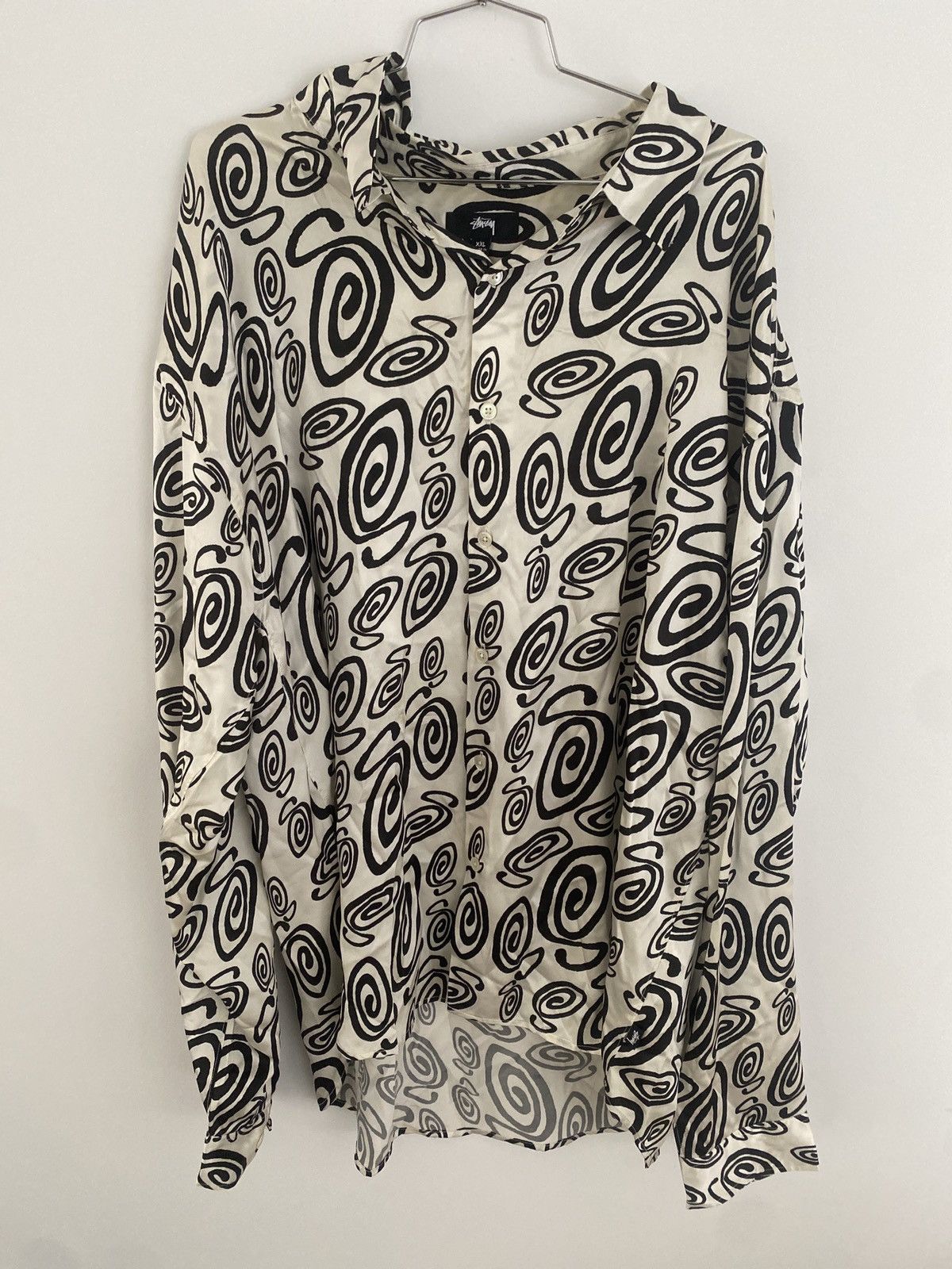 Stussy Stussy long sleeve silk button up Size US XXL / EU 58 / 5 - 1 Thumbnail