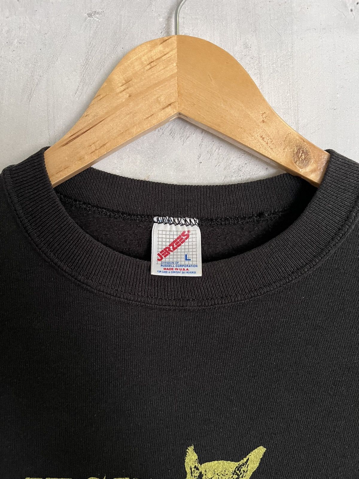 Jerzees Vtg 80s Jerzees Night Safari sweatshirt Size US L / EU 52-54 / 3 - 3 Thumbnail