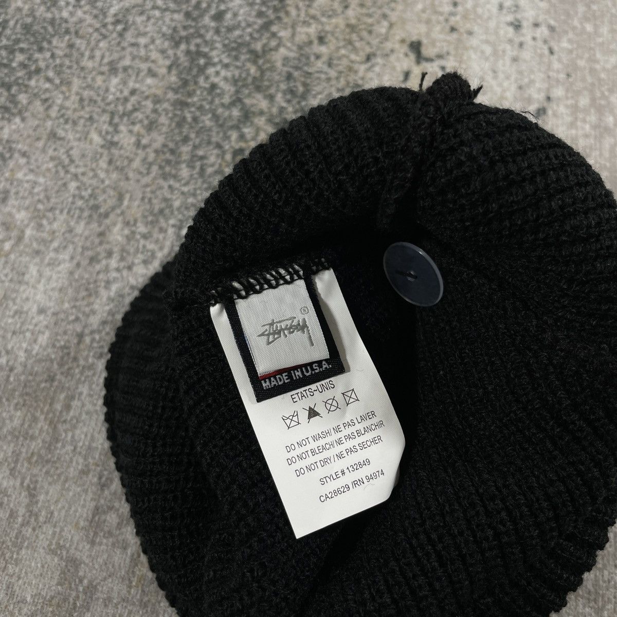 Stussy Stussy Oval Beanie Hat Black Size ONE SIZE - 5 Thumbnail
