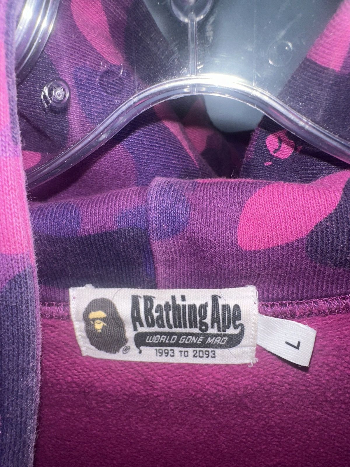 Bape Bape Camo Shark Hoodie Size L Size US L / EU 52-54 / 3 - 7 Thumbnail