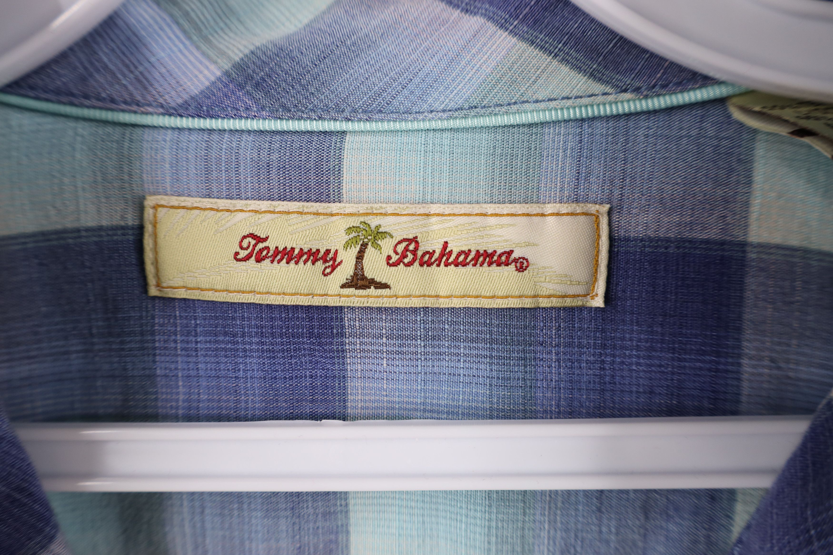 Tommy Bahama Vintage Tommy Bahama Blend Collared Button Shirt Plaid Size US L / EU 52-54 / 3 - 7 Thumbnail