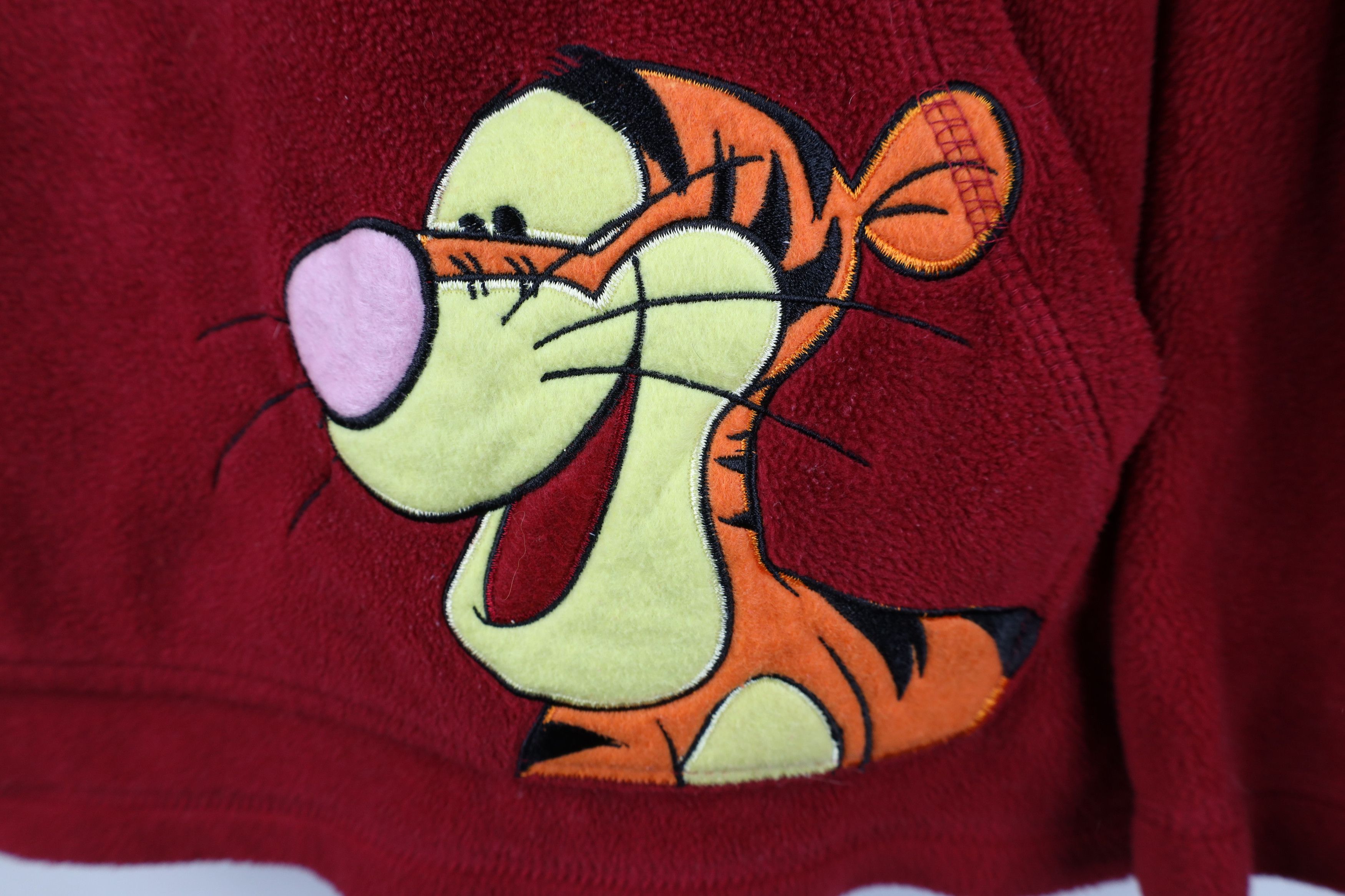 Disney Vintage Disney Winnie the Pooh Tigger Hoodie Sweatshirt Red Size XL / US 12-14 / IT 48-50 - 5 Thumbnail