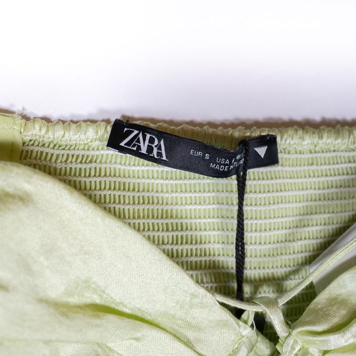Zara NEW Zara Satin Sateen Shine Corset Cropped Bodice